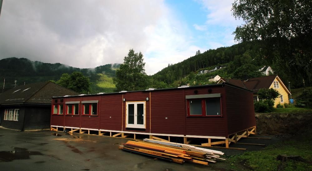 Nytt klasserom på plass ved Tonning skule - fjordingen.no