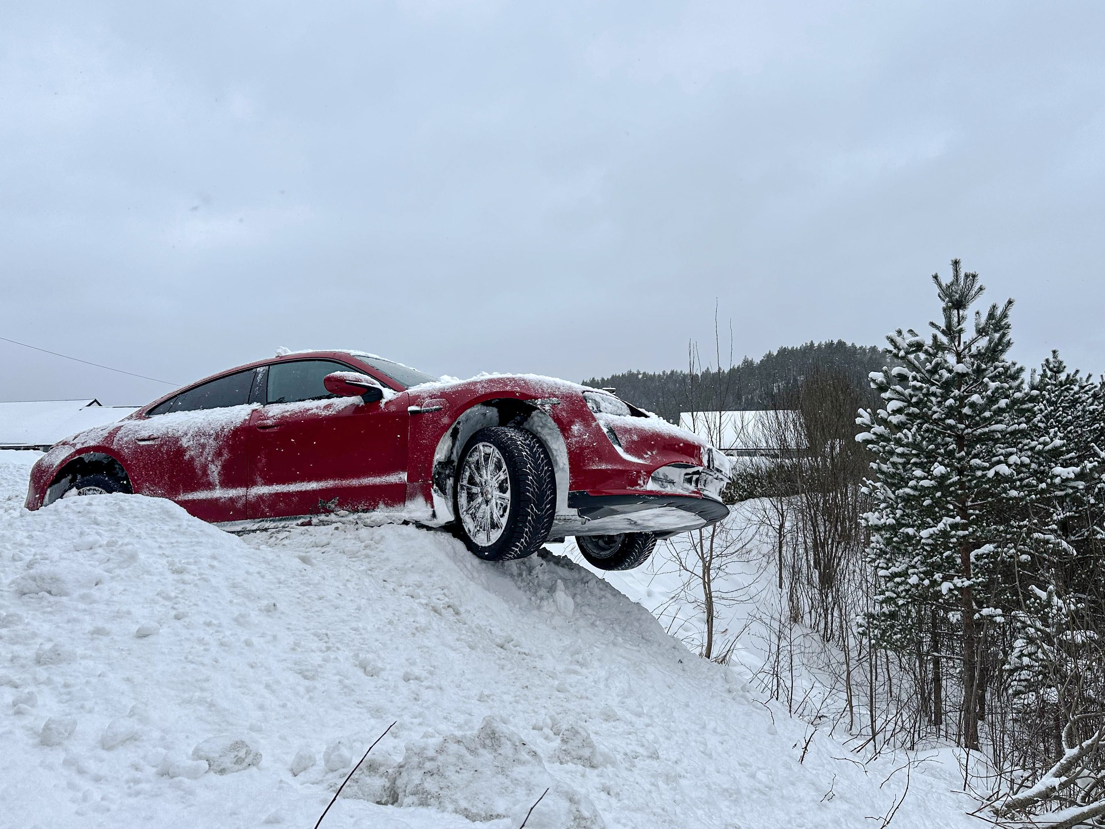 Slik endte ferden for Porschen: – Ikke første gang det skjer