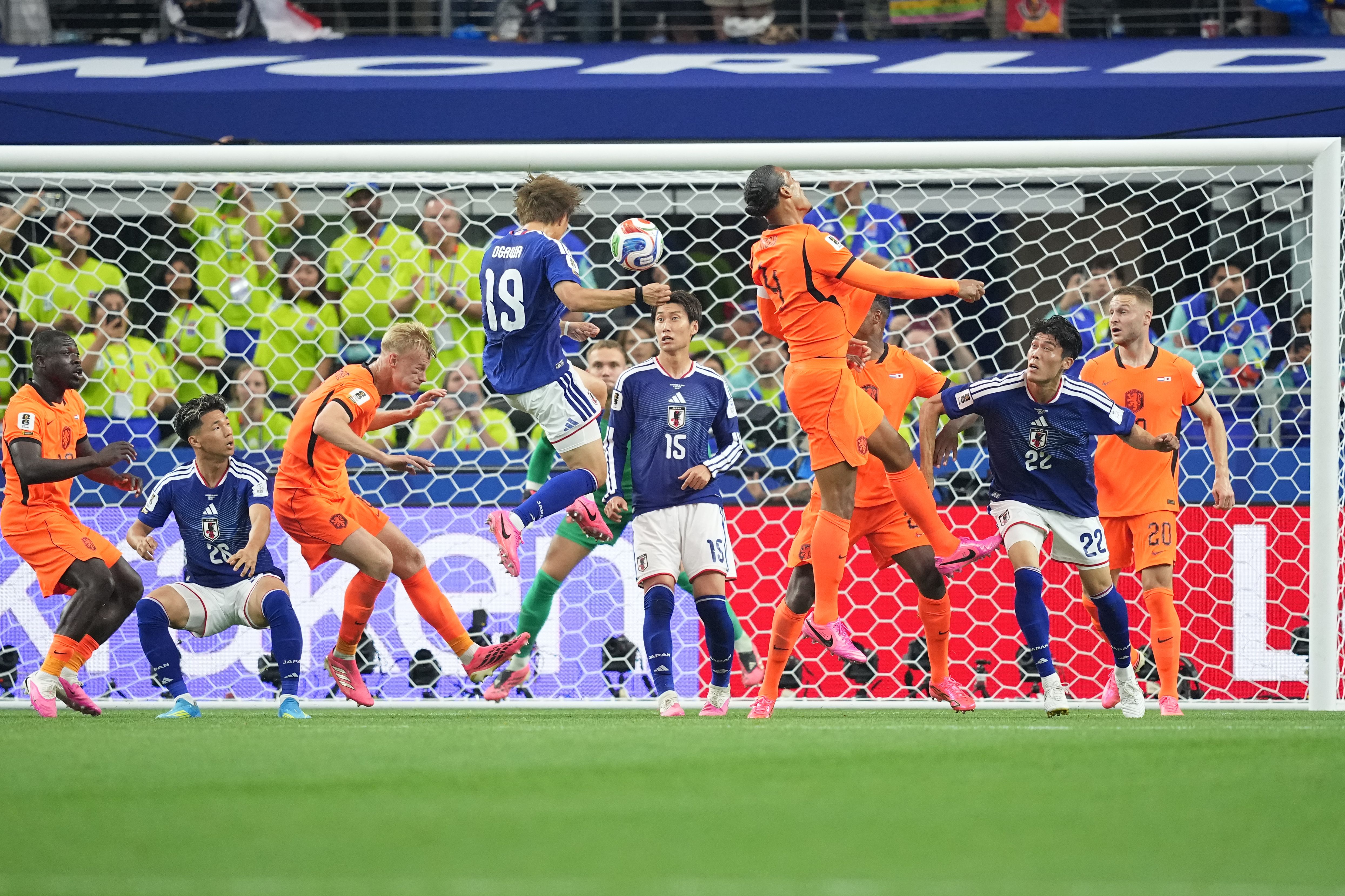 Japan rystet Nederland