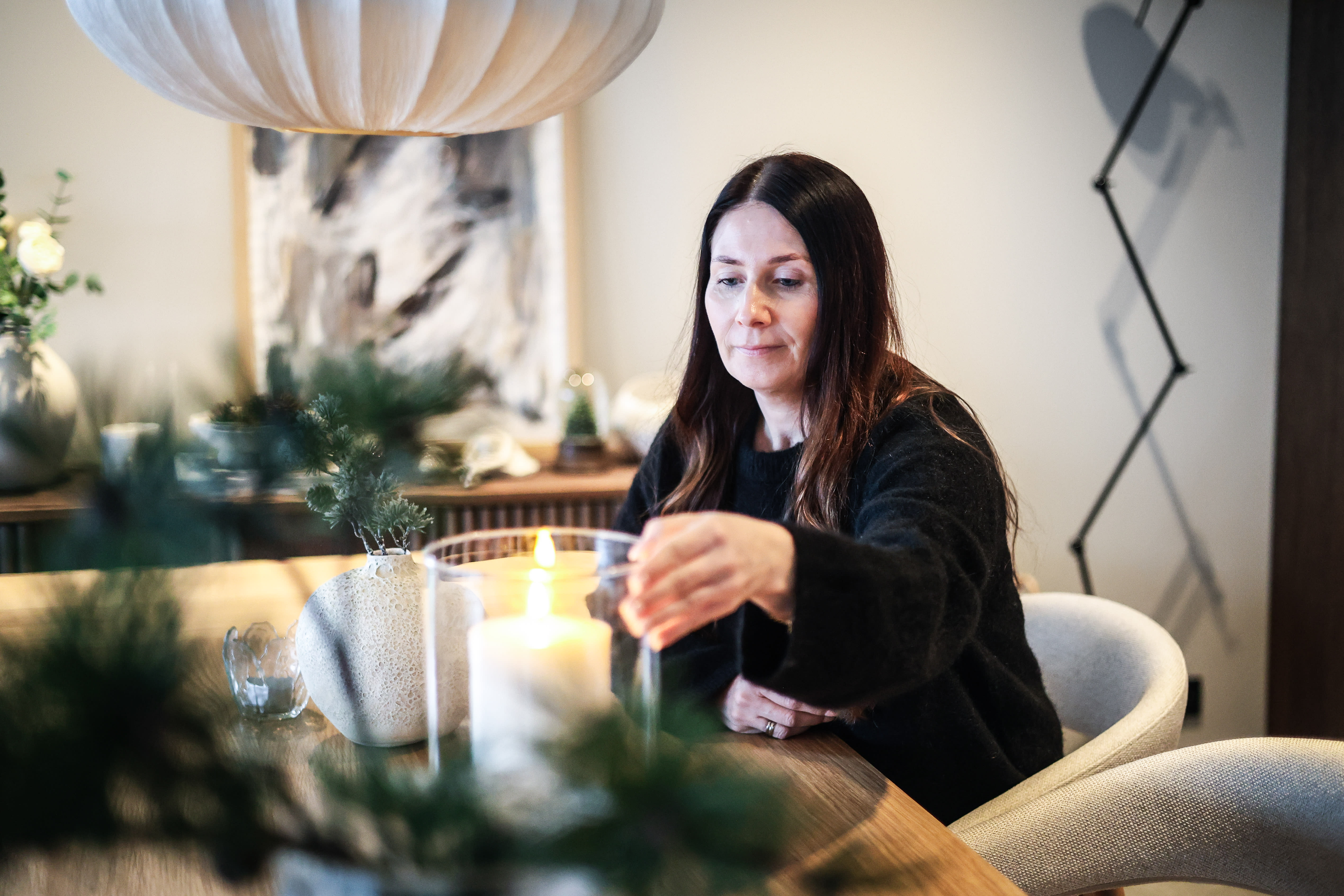 – Jeg er blitt mye mer bevisst på ting som kan ta fyr, spesielt i jula