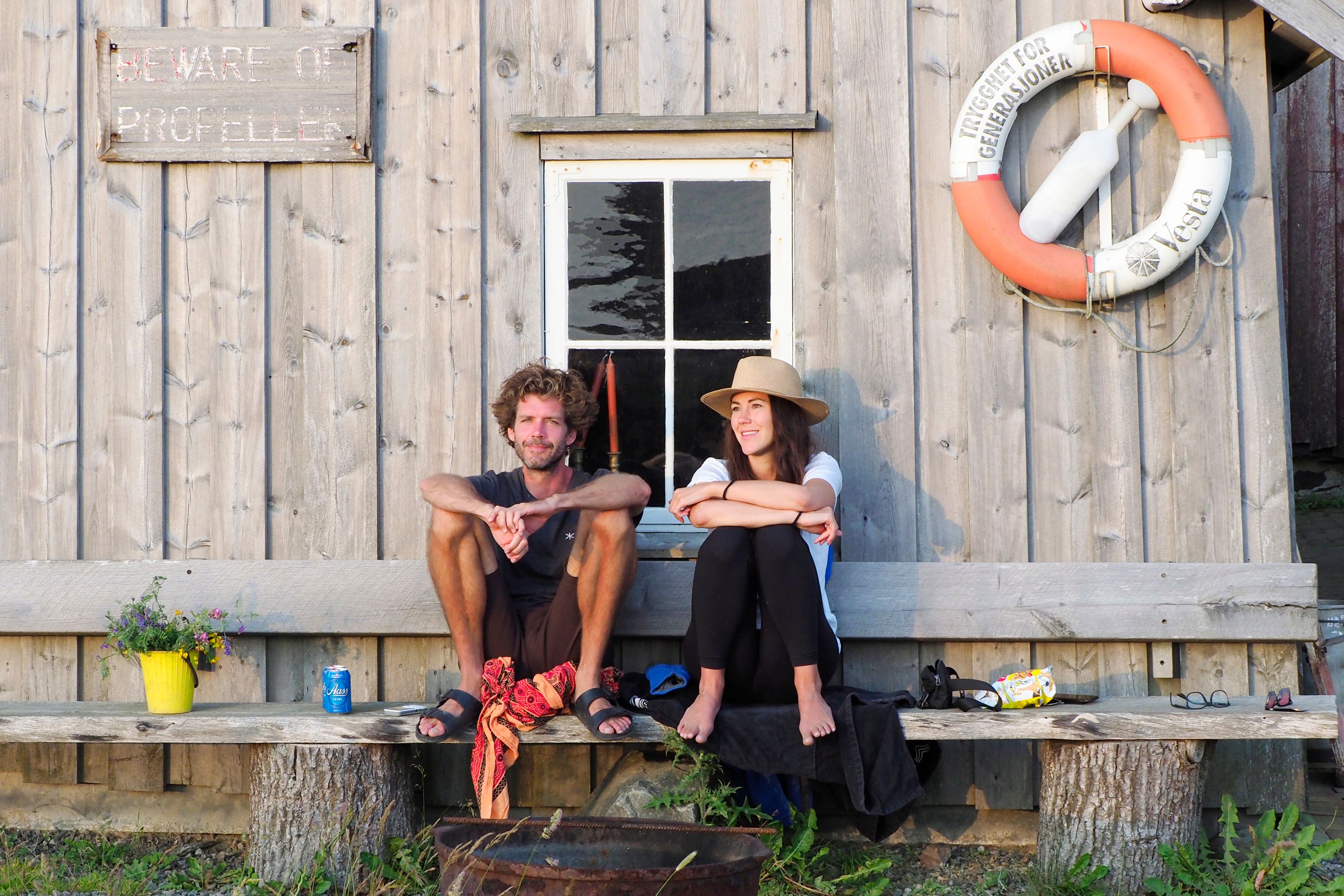 Denne kvelden på den gamle benken bestemte de seg - de skulle flytte til Lista