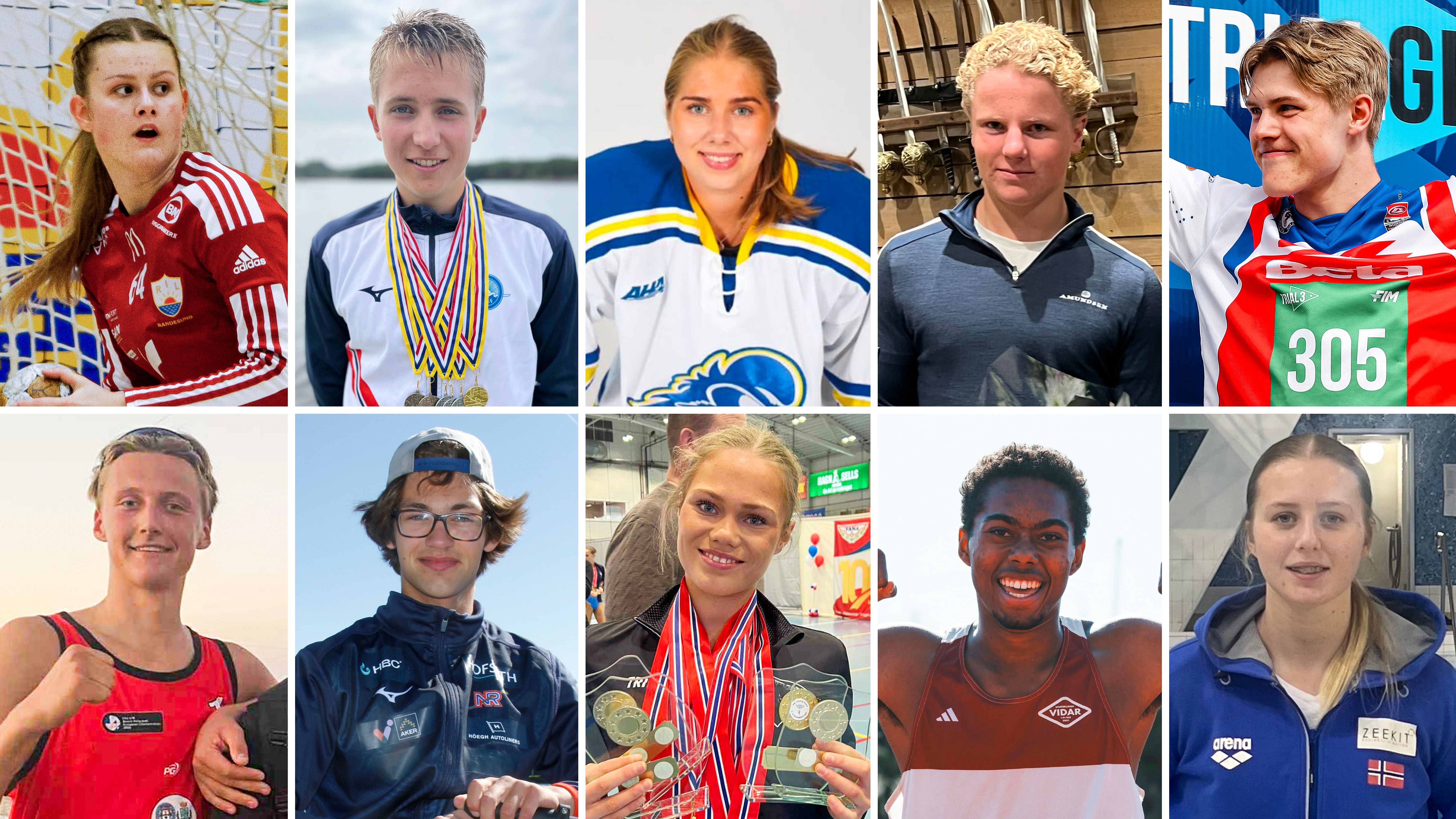 Dette er Agders ti største idrettstalenter