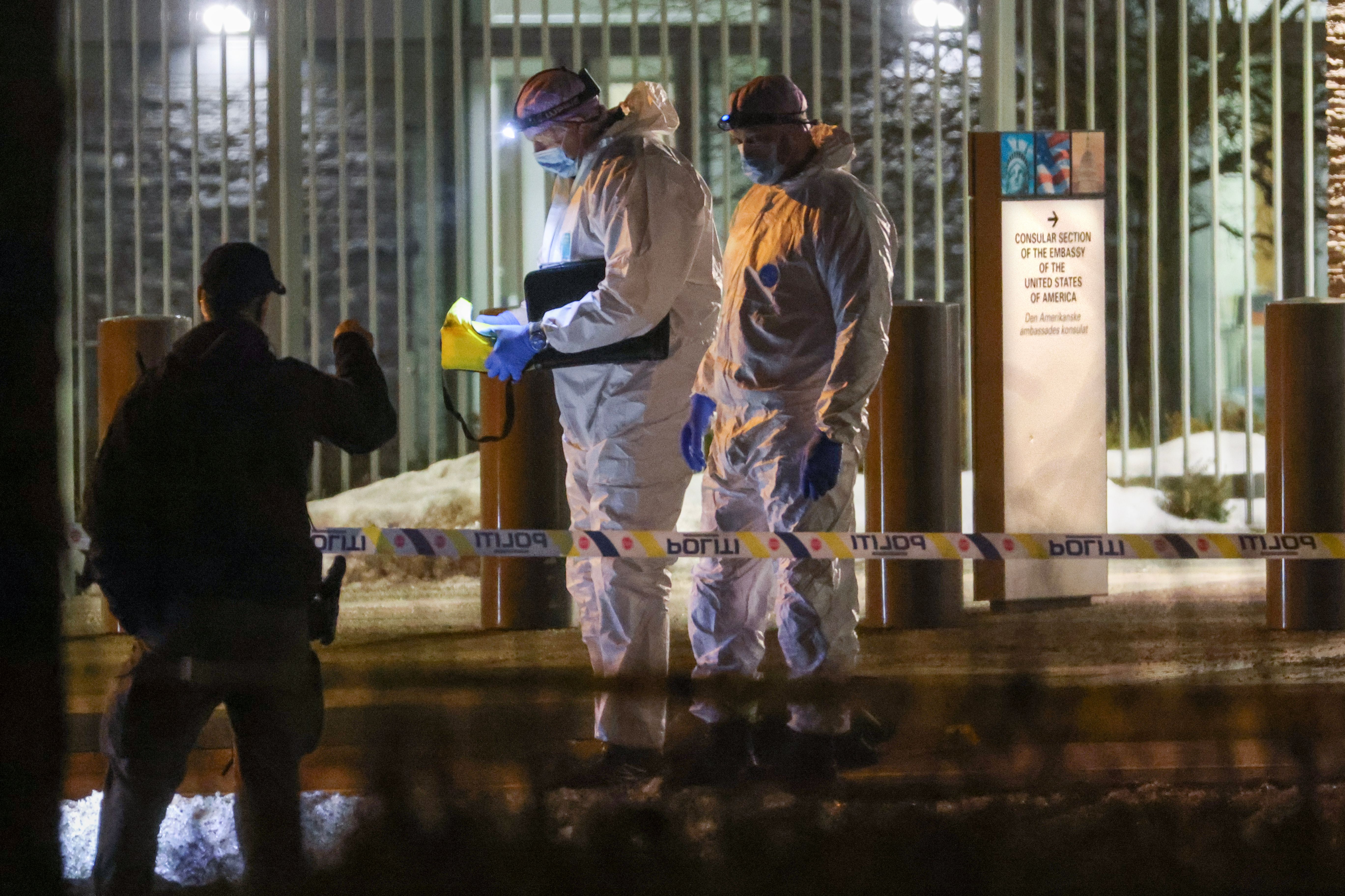 Poli­tiet om ambas­sade-angrepet: – Målrettet