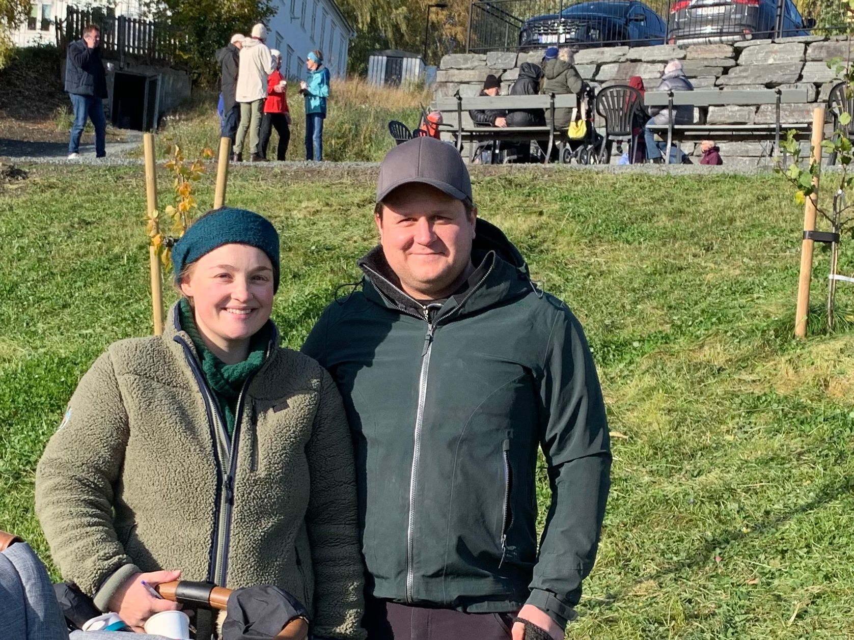 Endelig kunne de åpne den flotte frukthageparken - innherred.no