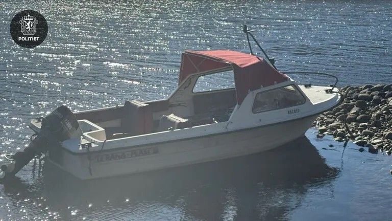 Har drevet i land: Kjenner du igjen denne båten?