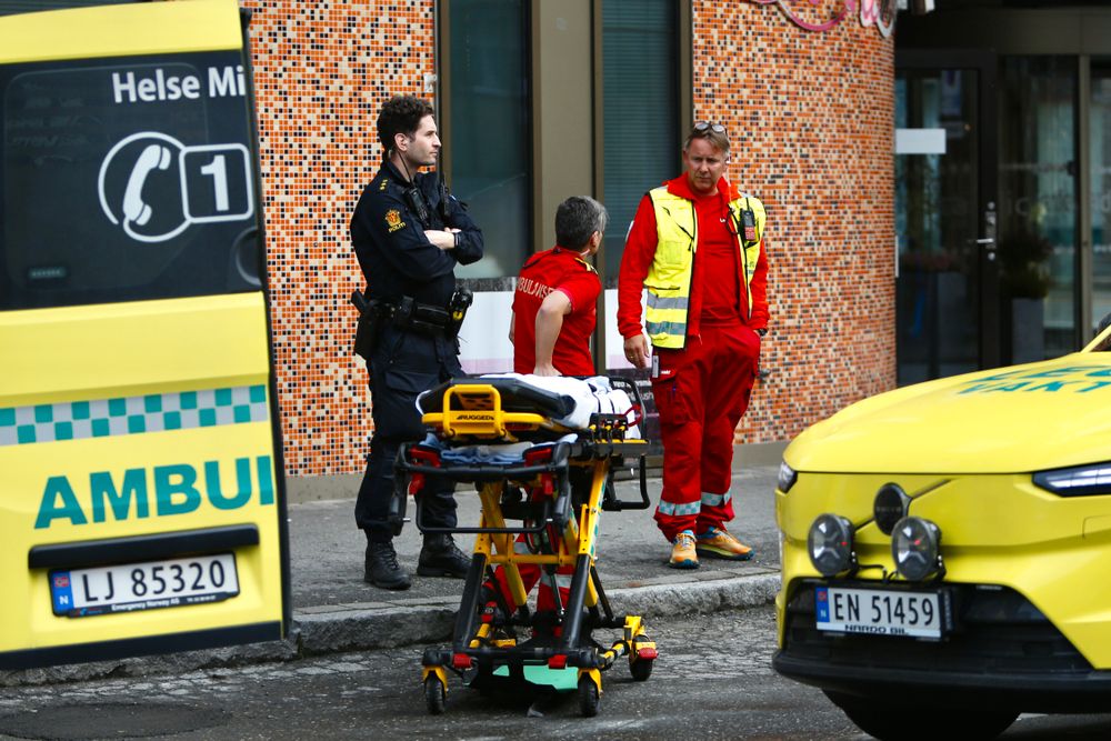 – Mopeden har veltet og sklidd bortover