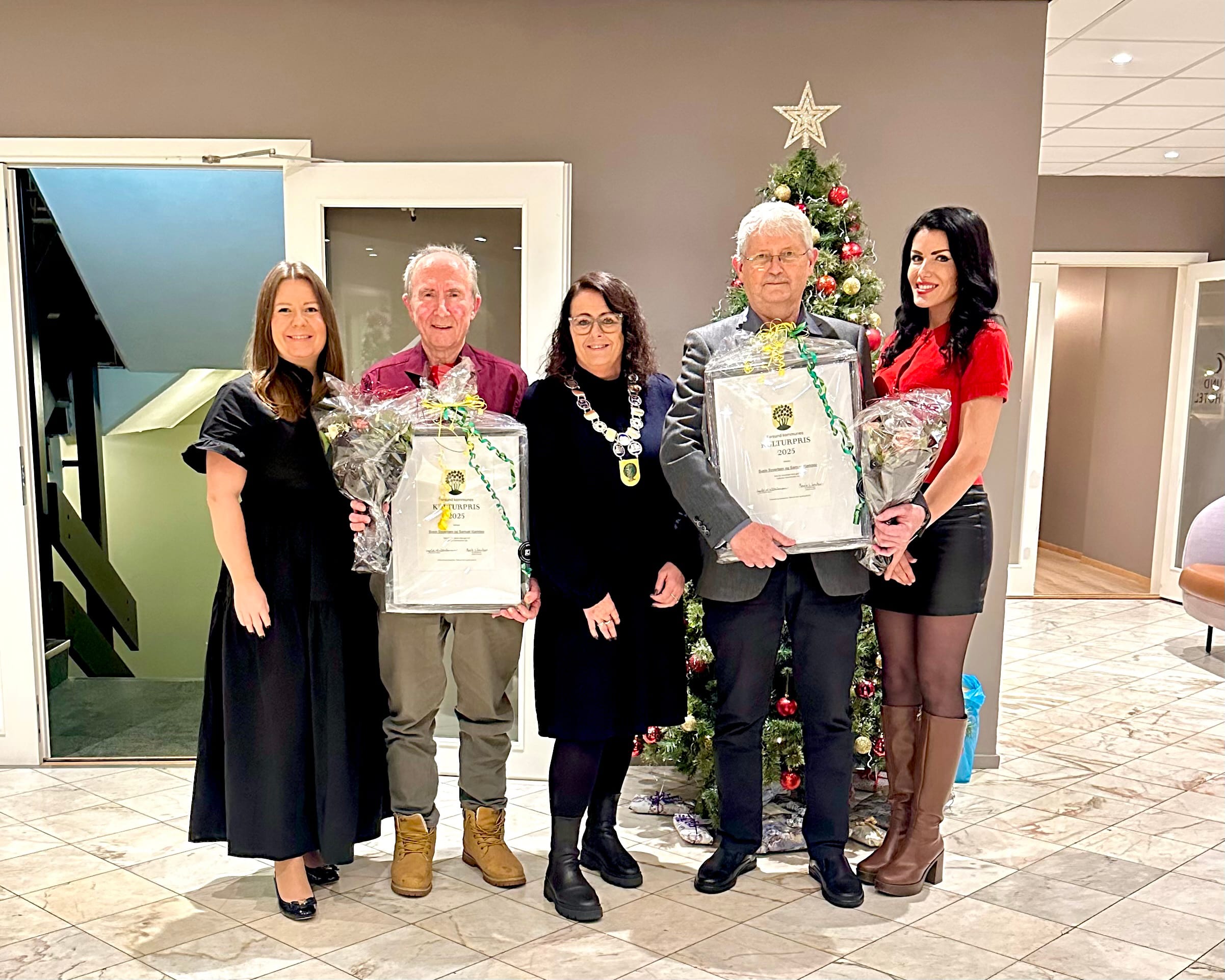 Vinnerne fikk sin pris – og høytidelig middag