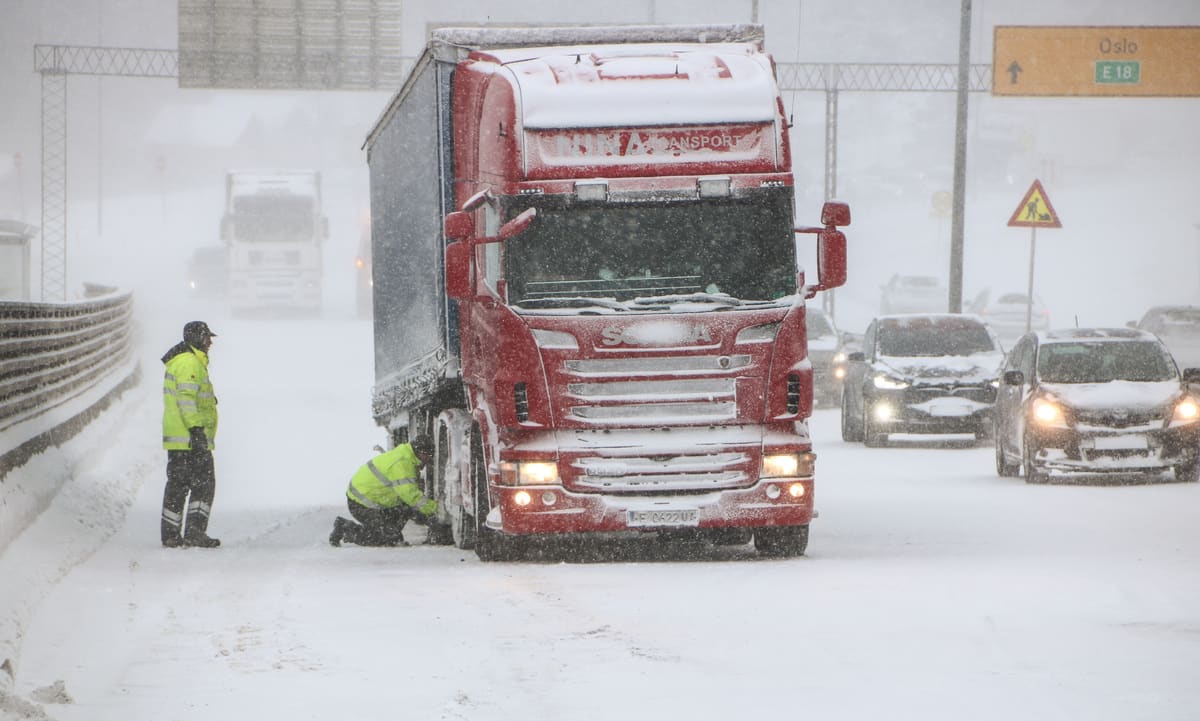 Advarer: Setter ut ekstra bergingsbiler