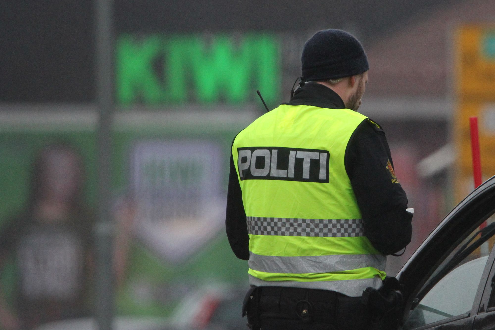 Arkivbilde: Her fra en lignende promillekontroll på Tingsaker 08.02.22