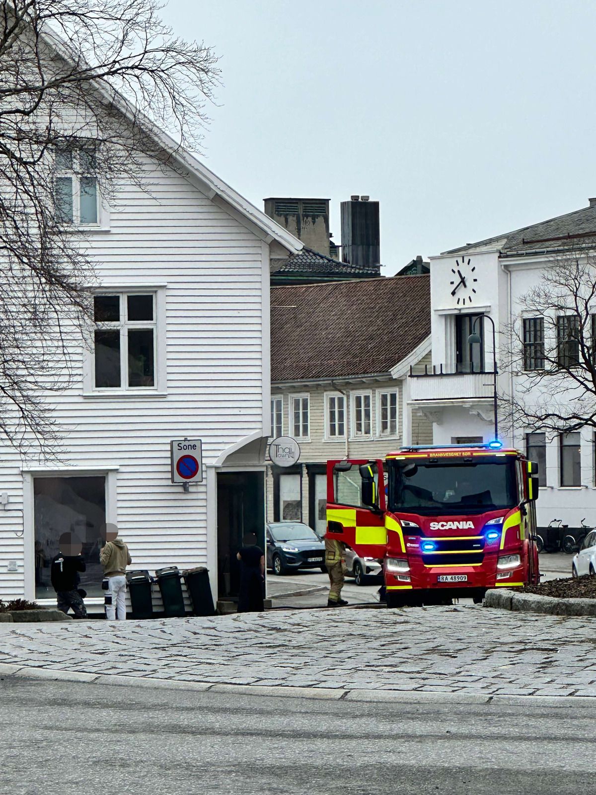 Brann i restaurant