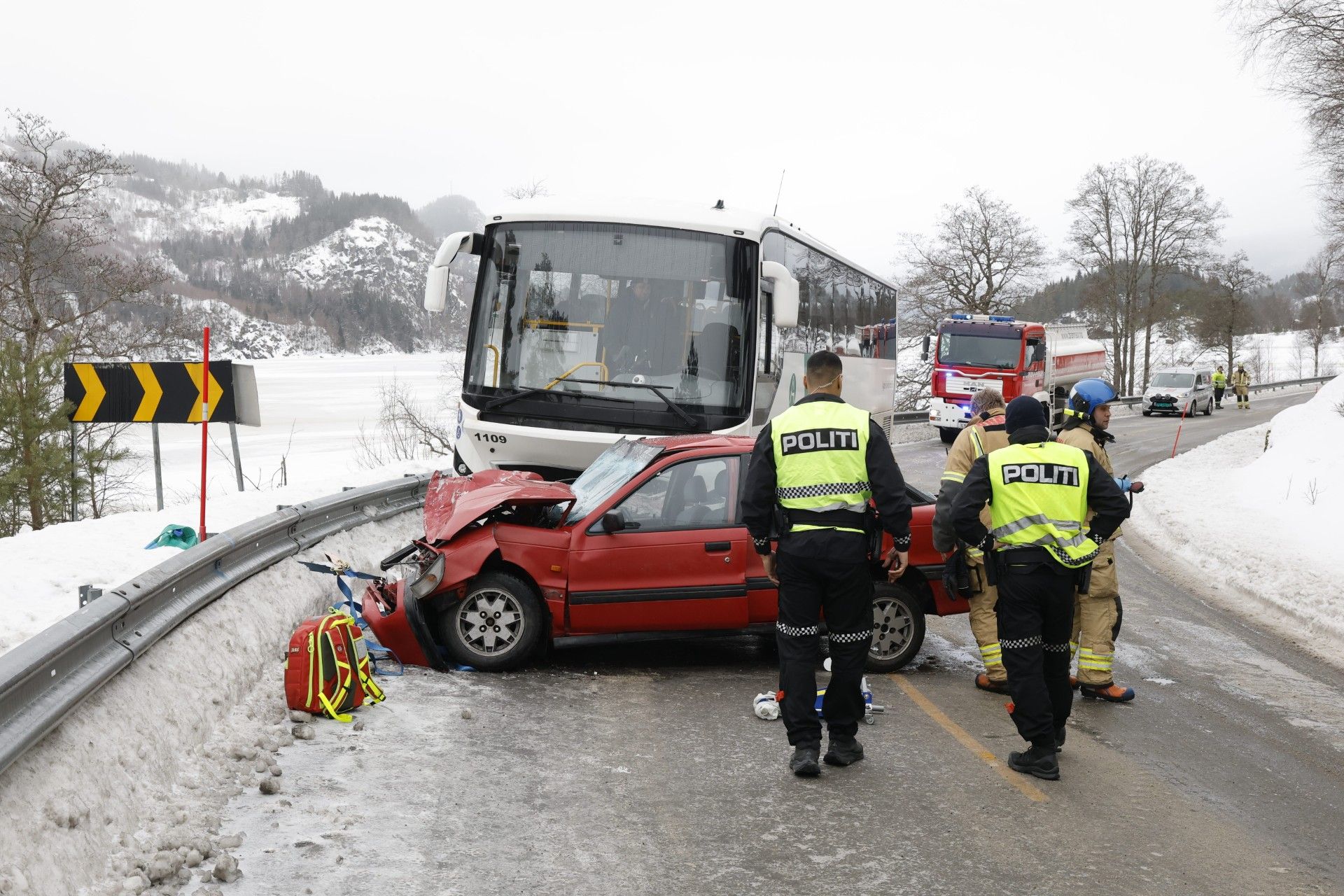 To til sykehus: – Glatt føre over store deler av Agder