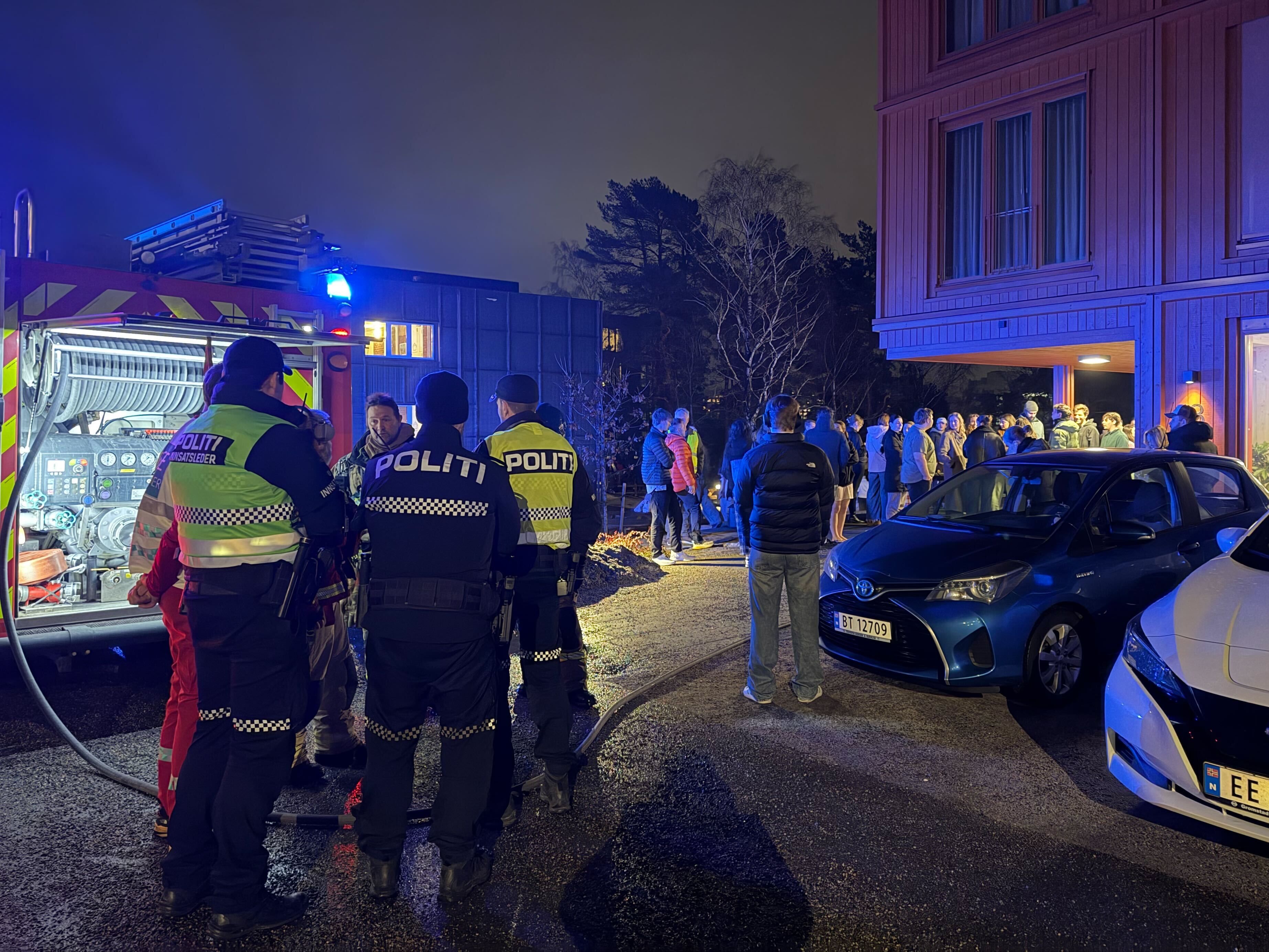 Brann i leilighet i Kristian­sand