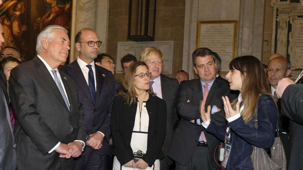 Syria krisen P G7 ledernes Dagsorden Smp no