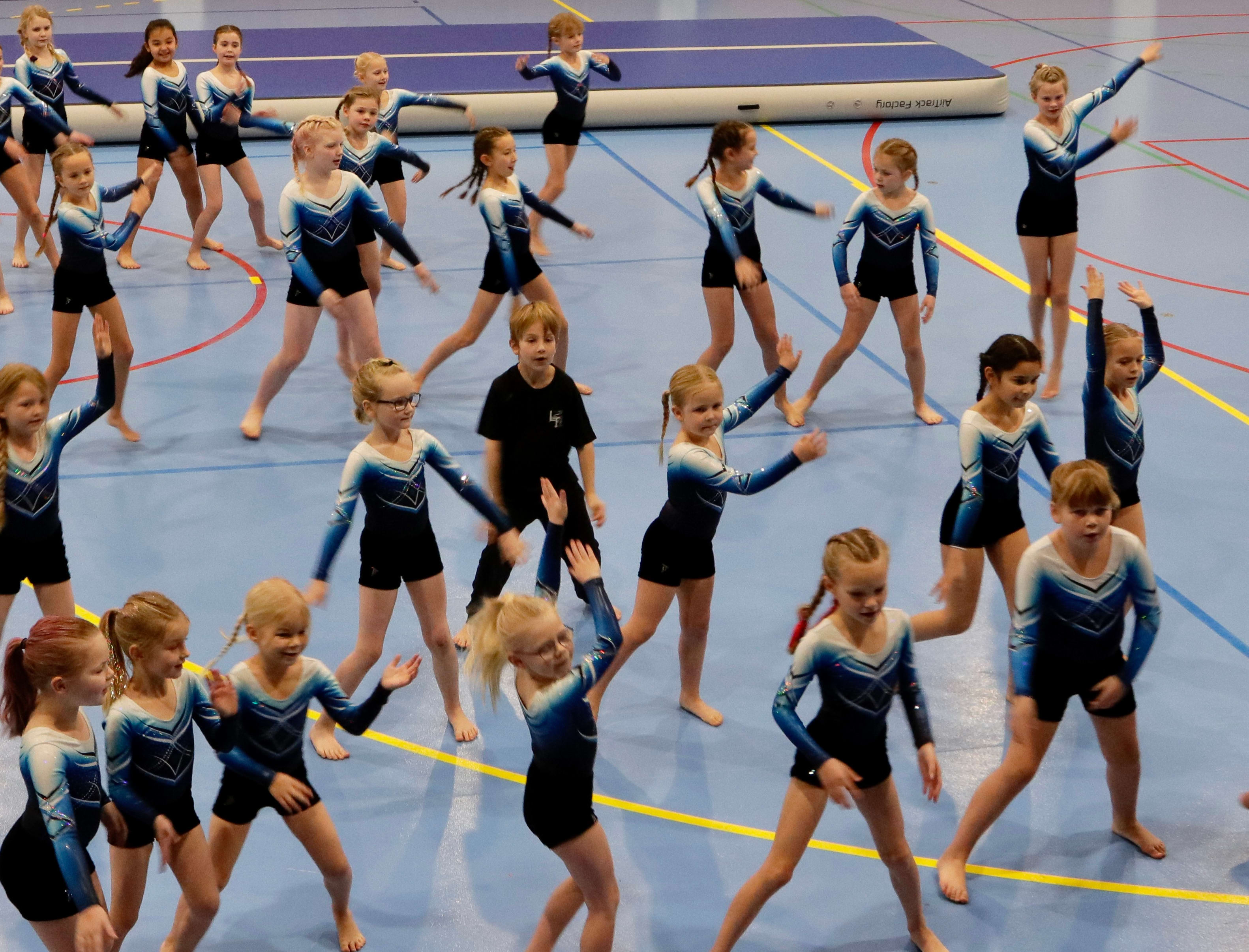 Smittende idrettsglede på juleshow