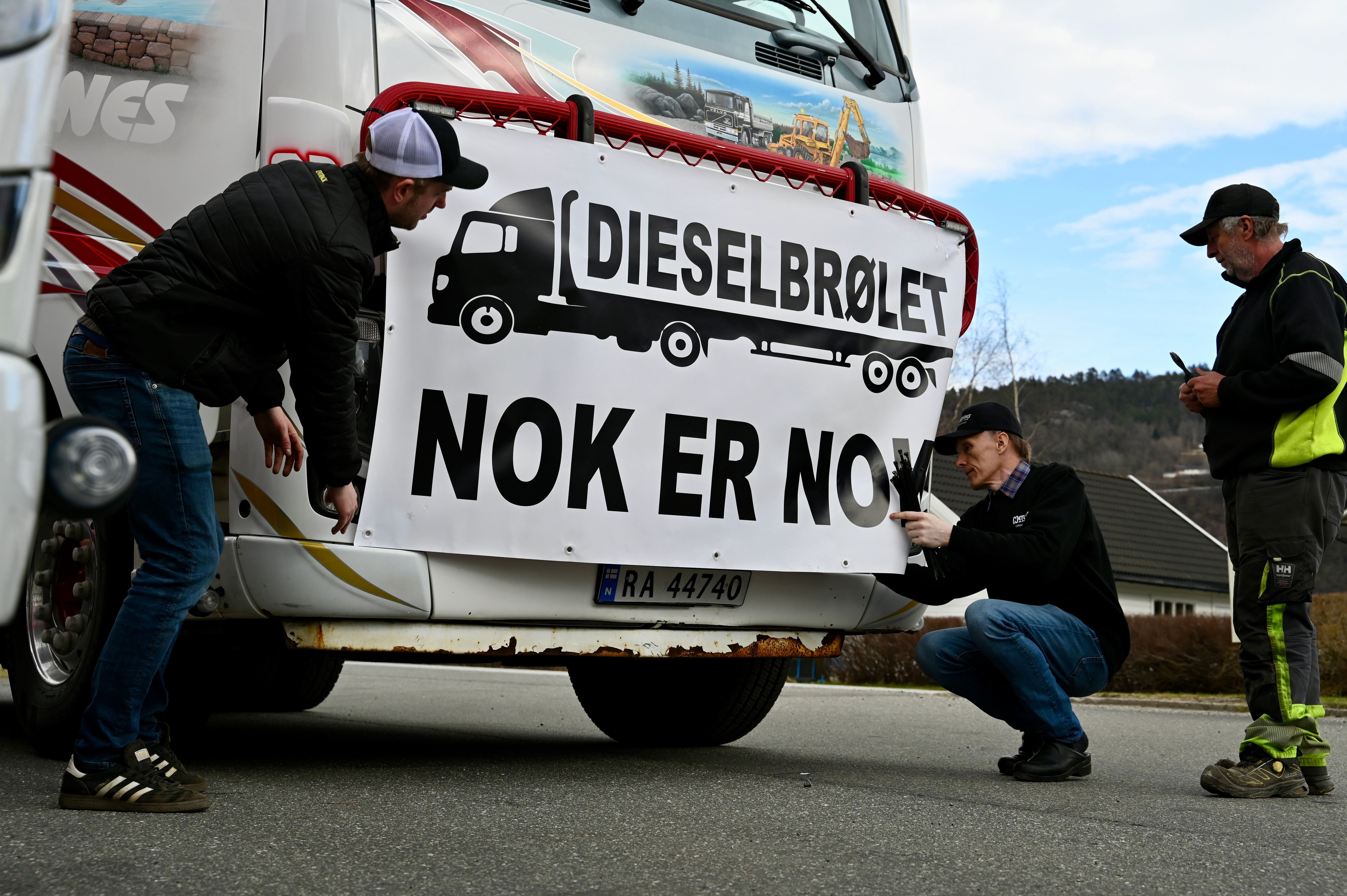 Har startet ferden østover - fredag når Dieselbrølet Oslo
