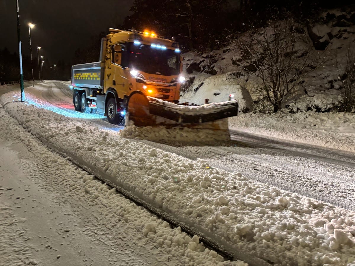 Slik er forholdene på veiene nå: – Tilpass farta
