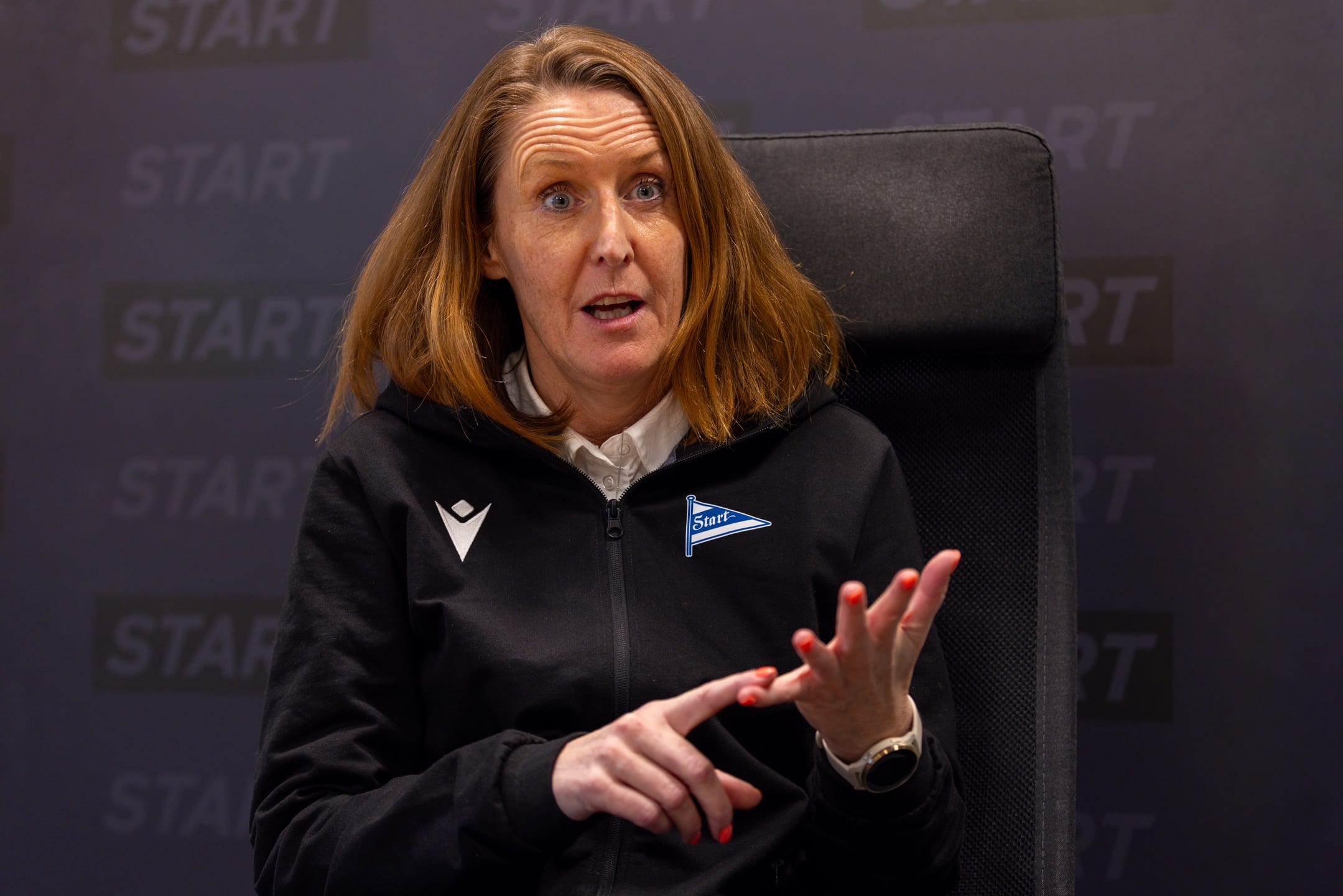 Starts nye sjef på plass. Åpner opp om det vanske­ligste hun har opplevd.