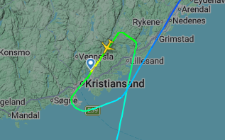 Måtte avbryte landing på Kjevik: – Det verste jeg har vært med på