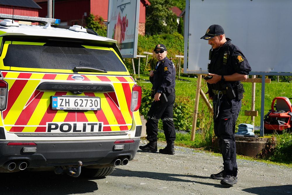 Kollisjon mellom bil og sykkel i Trondheim