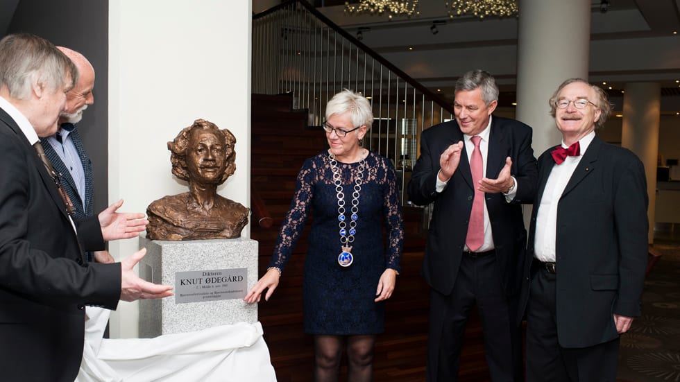 Knut Ødegård fikk egen byste