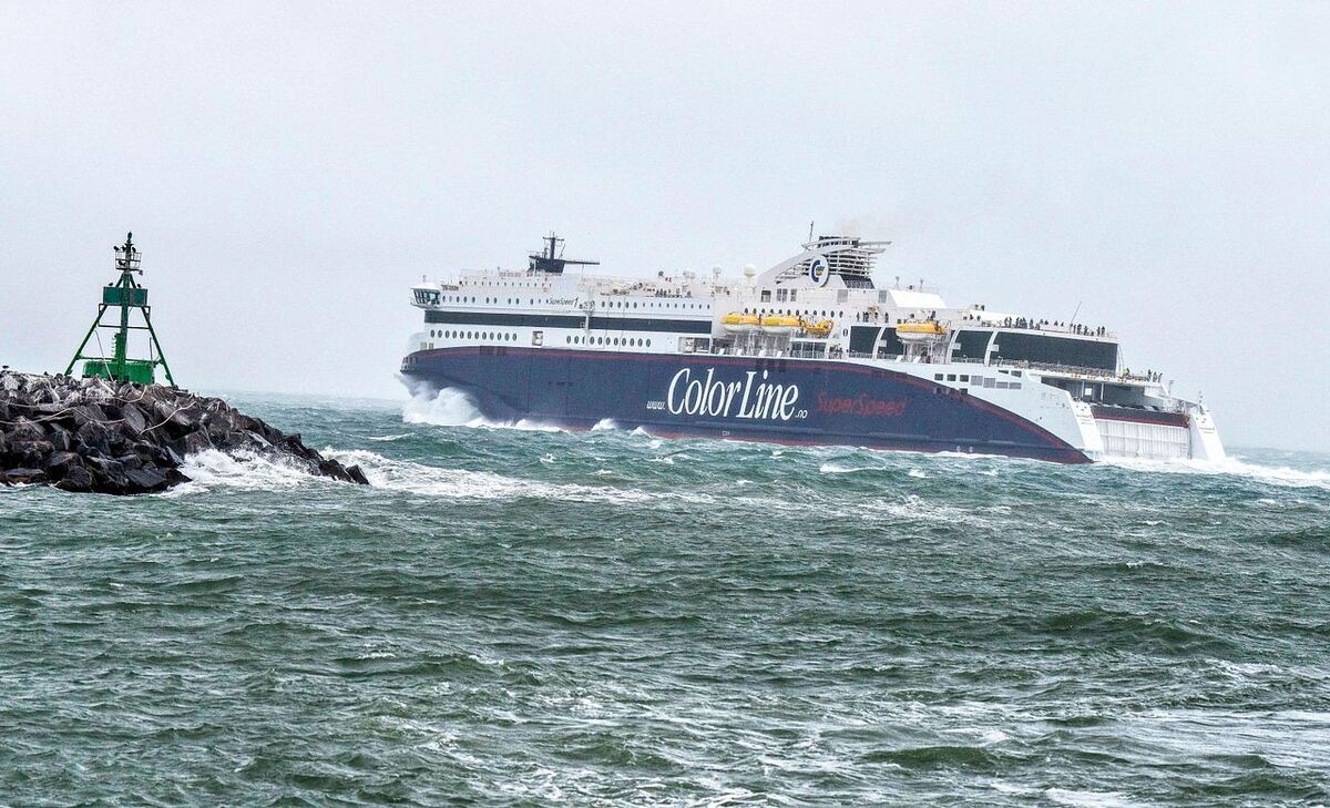 Color Line og Fjord Line innstiller fergeavganger under uværet søndag
