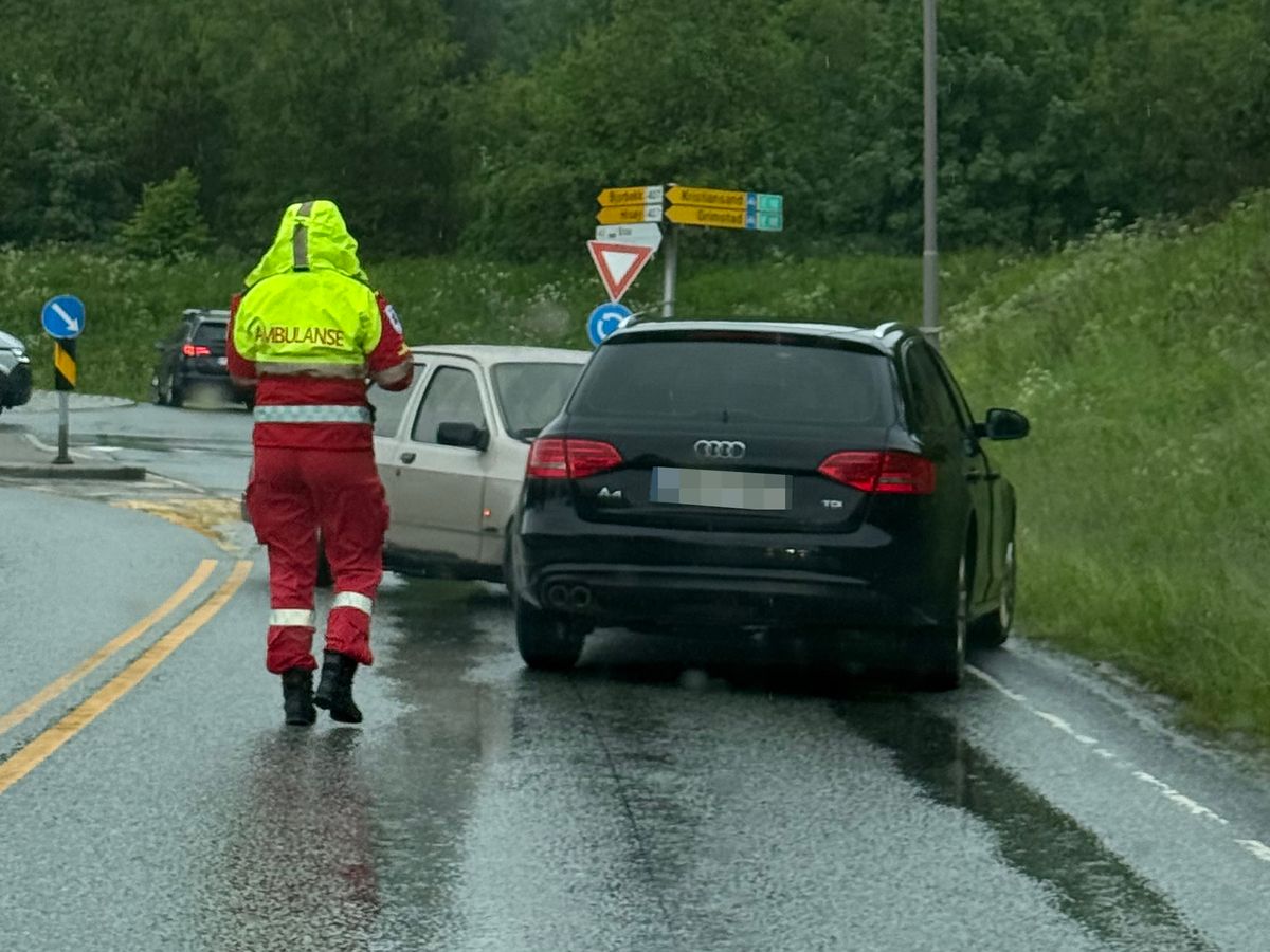 Melding om trafikkulykke