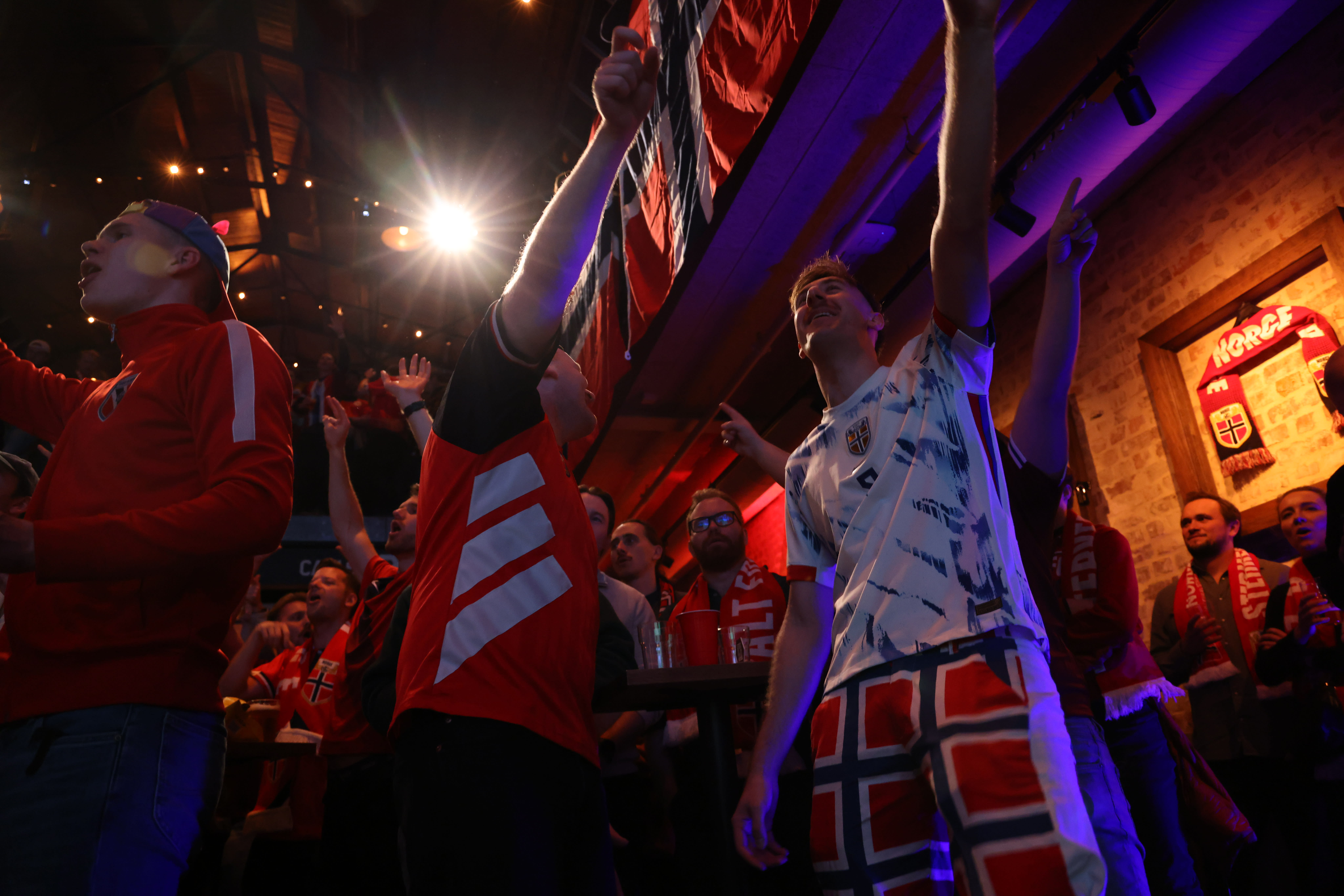 Se bildene: VM-fest i hovedstaden