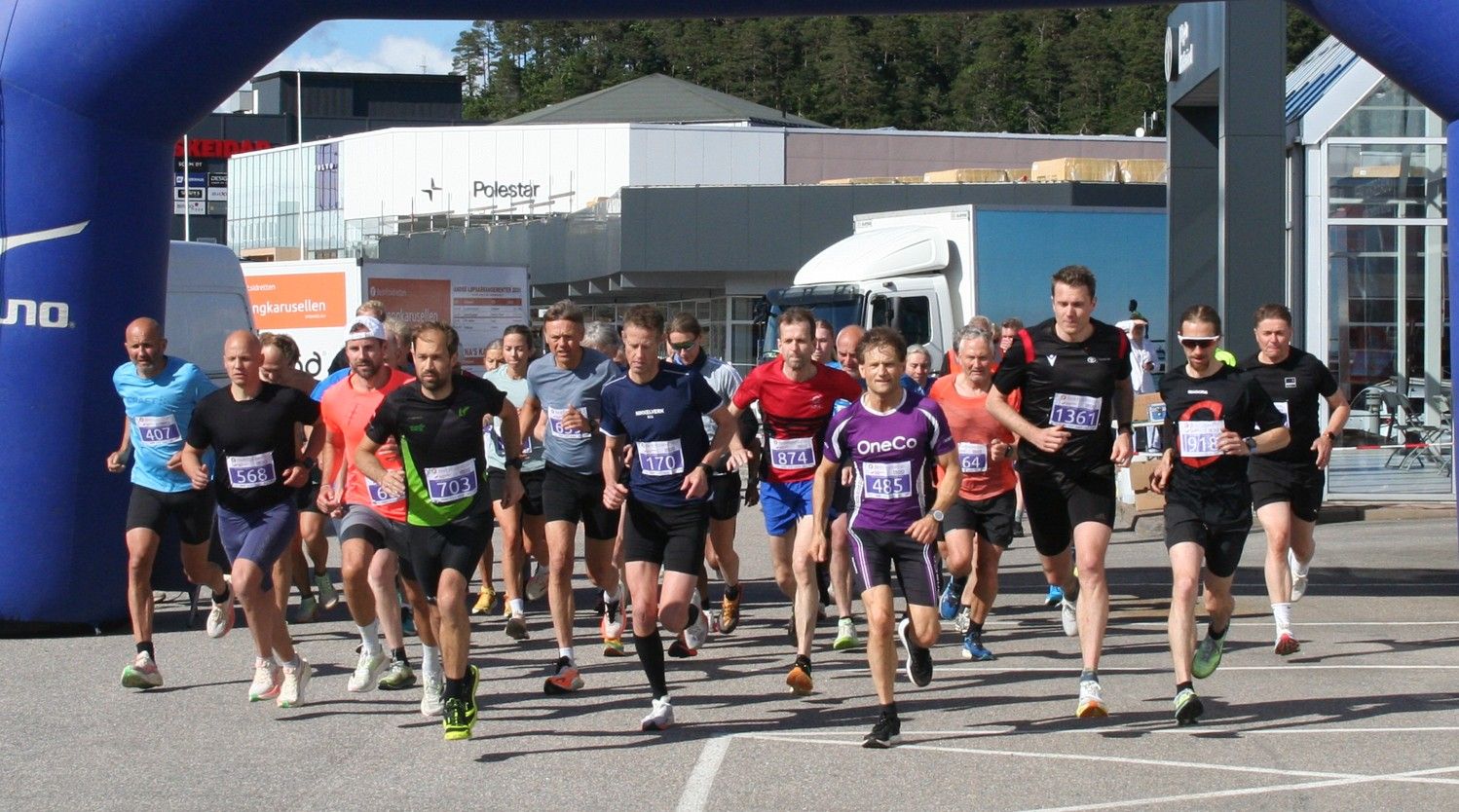 Over 600 løp den nye løypa