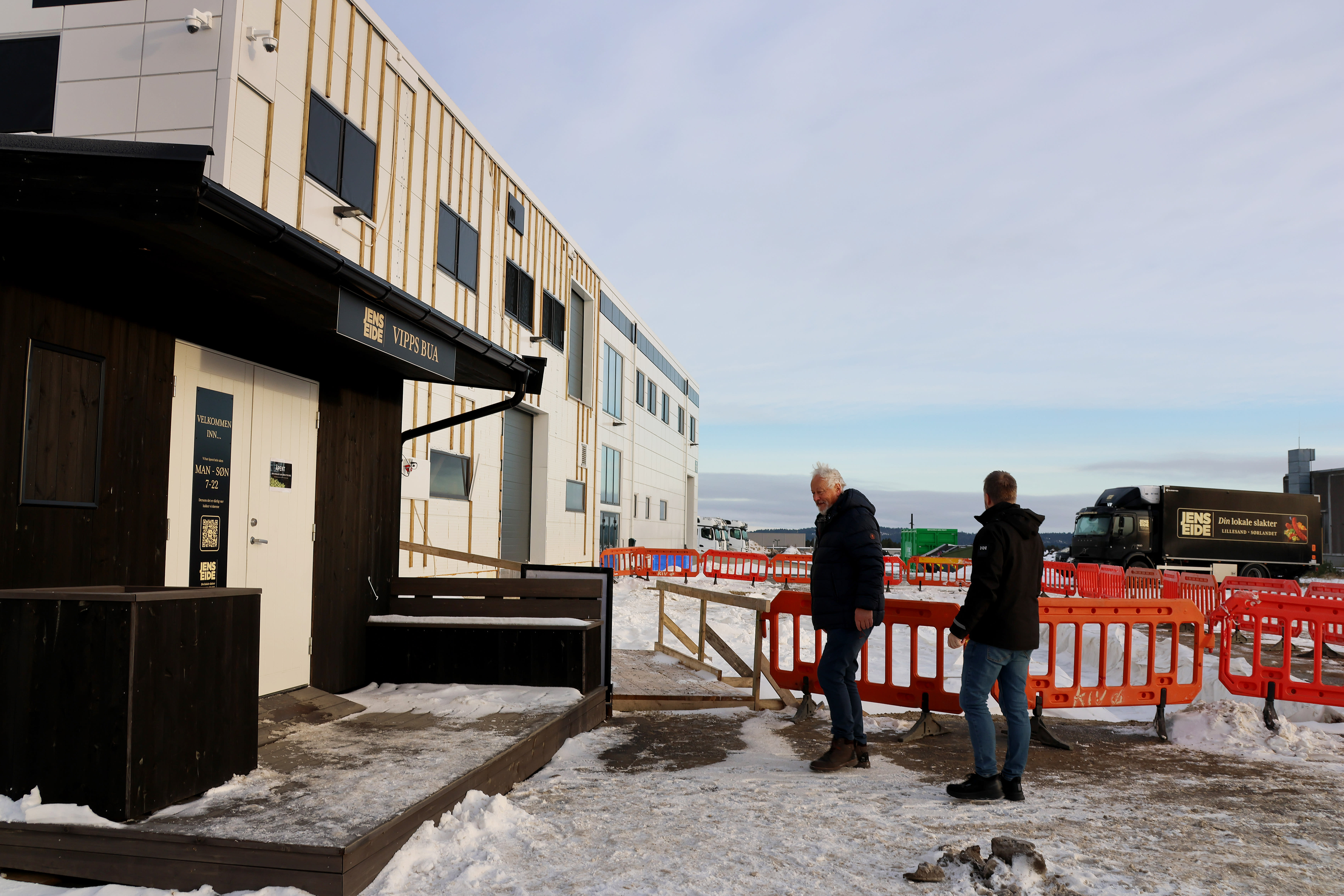 Her skal de bygge 200 kvadratmeter stor døgnåpen butikk