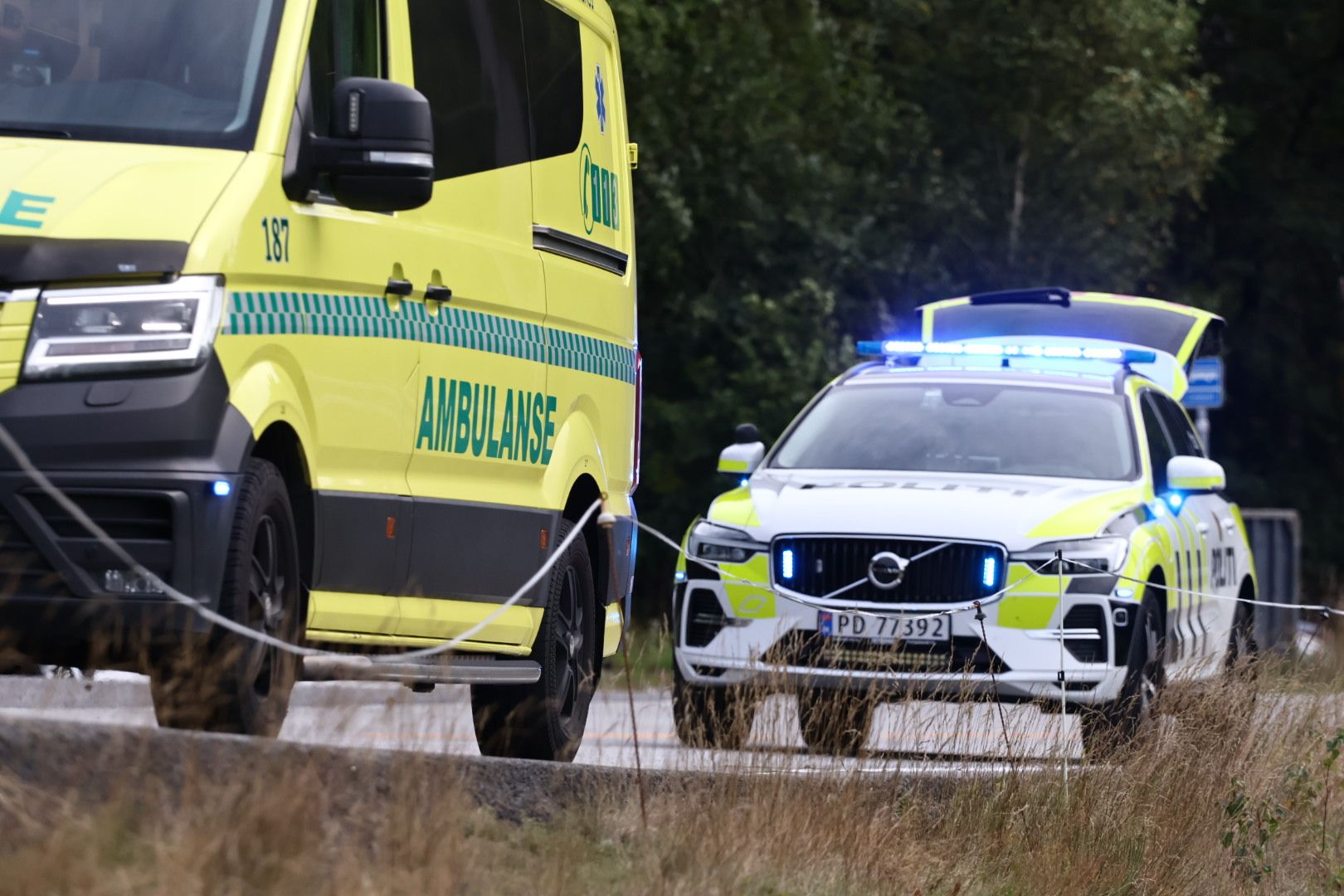 Kjørt til sykehus etter ulykke