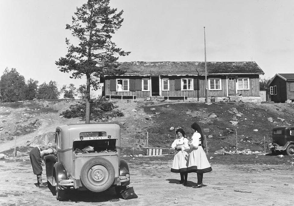 – Det var ganske primitivt på Hovden