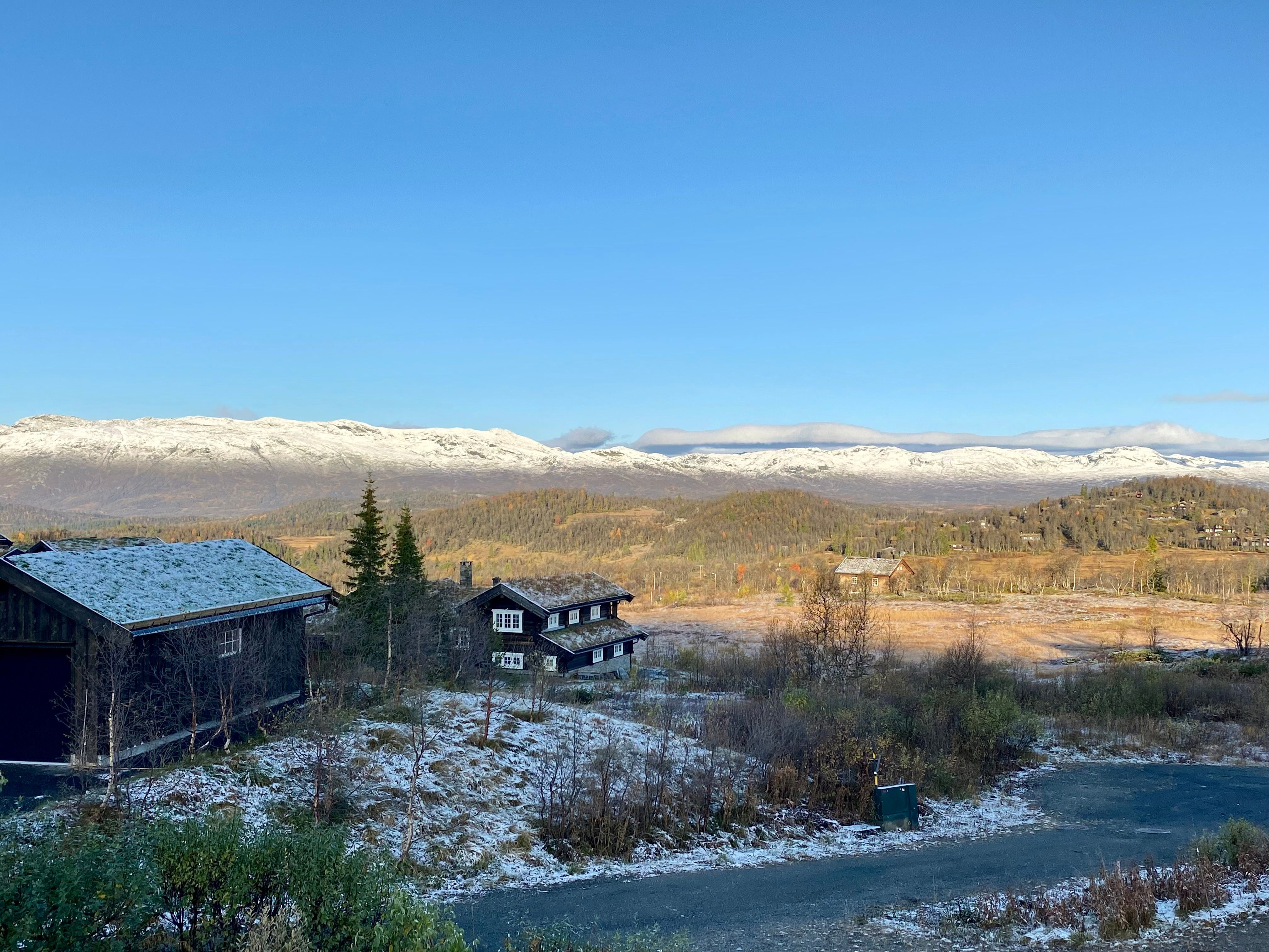 Her har det kommet snø: – Det er så vakkert her! - varden.no