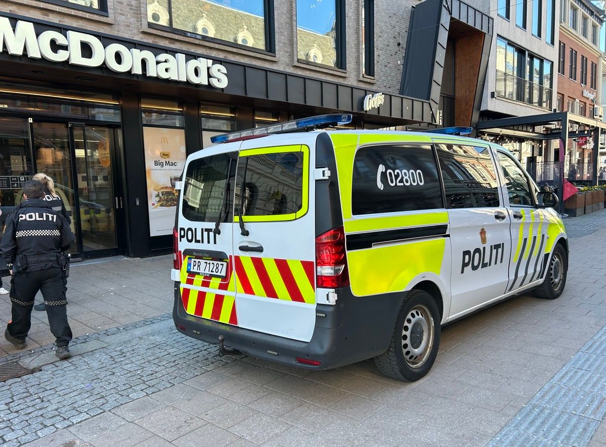 Politiet rykket ut til McDonalds