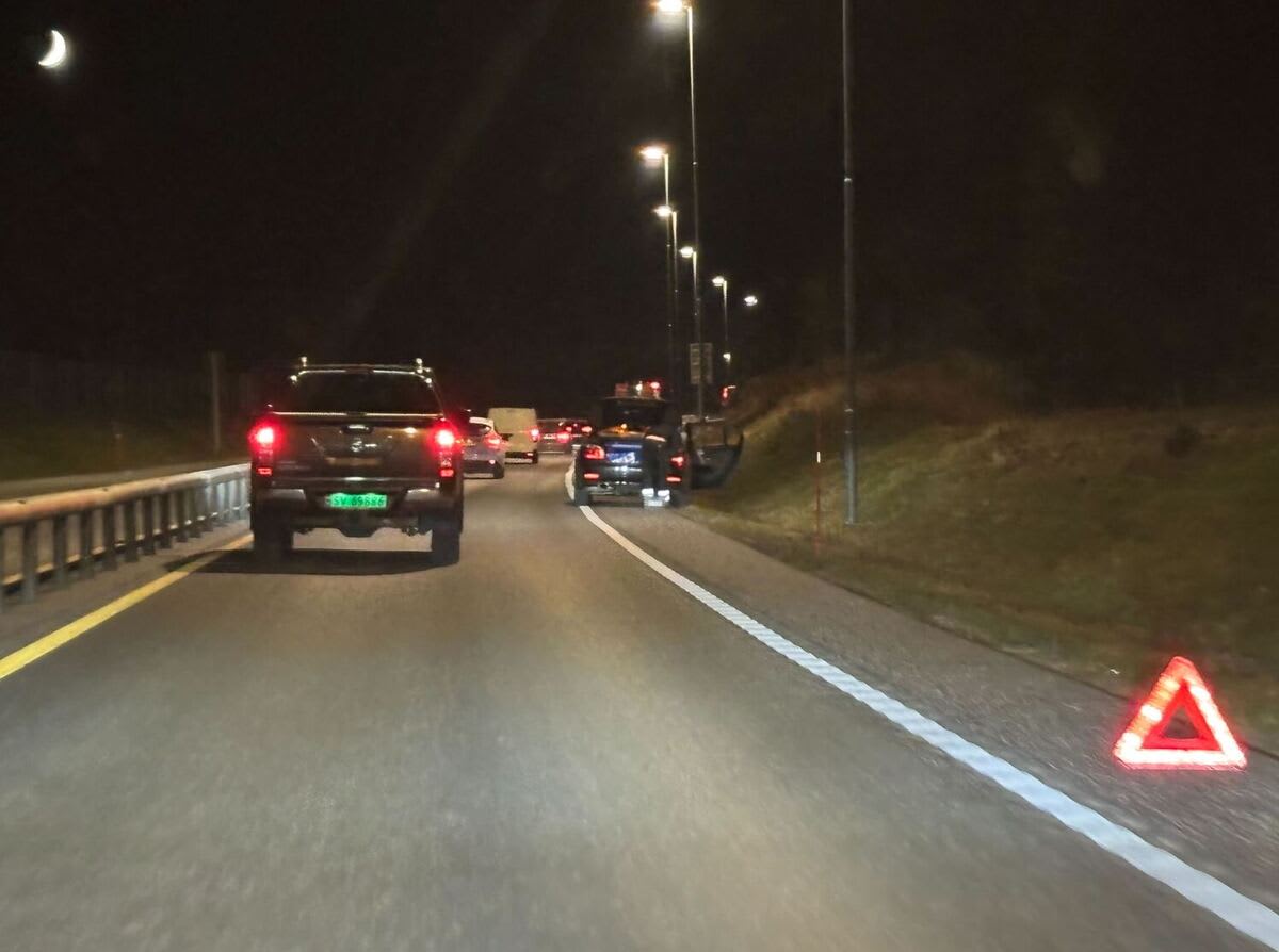 Har fått stans på E18