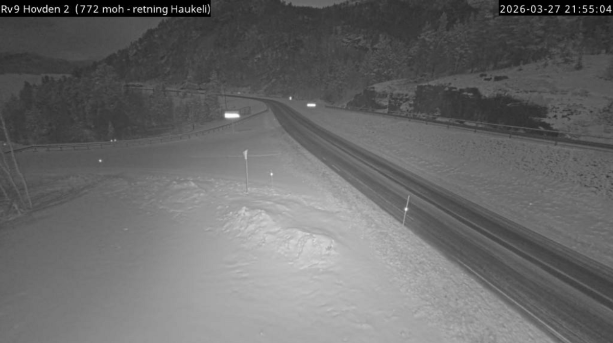 Skled av veien i fjellet – brukte sommer­dekk