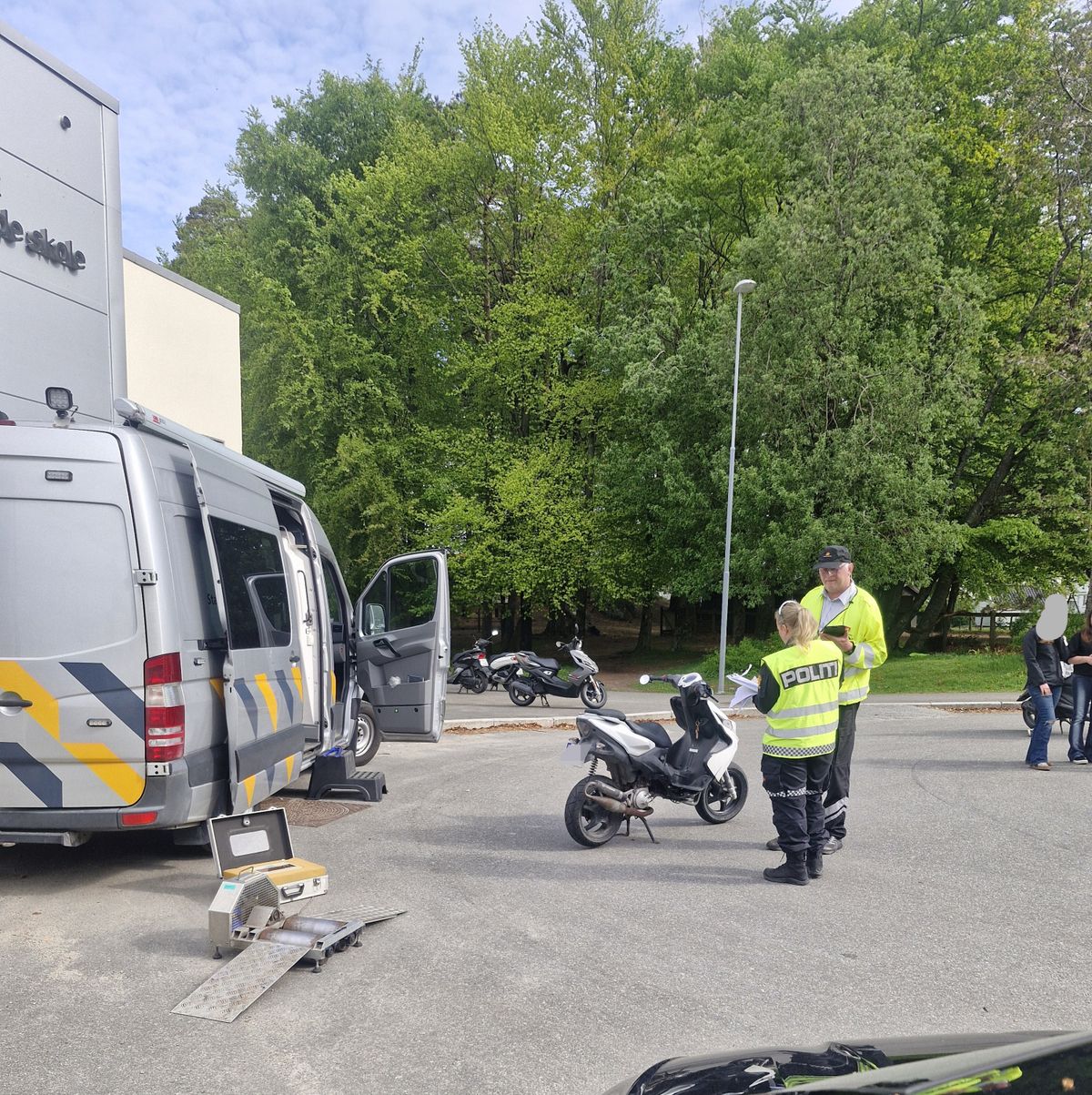 Tatt i storkon­troll: Moped målt til 80 km/t