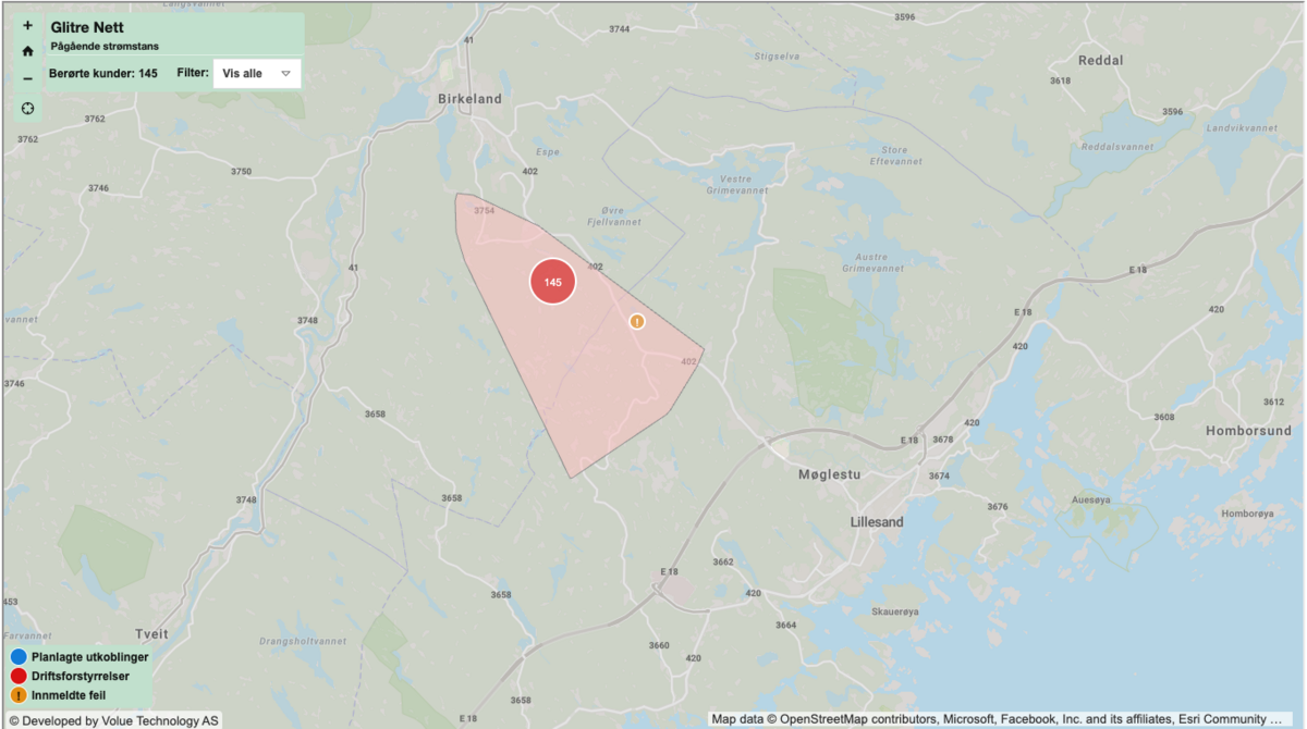 Over 100 uten strøm