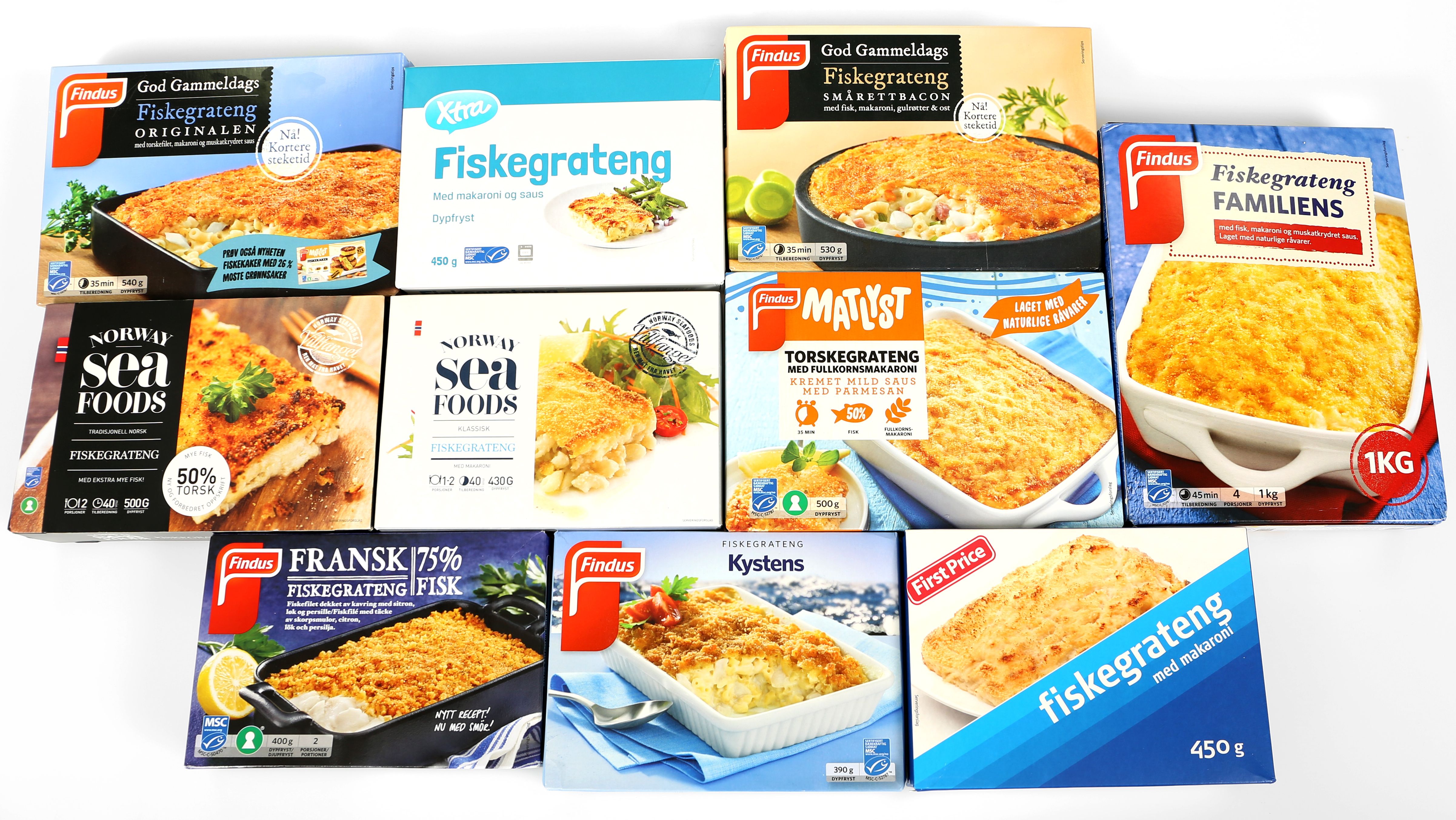 Ern ringstest Av Fiskegrateng Flere Inneholder Lite Fisk Adressa no