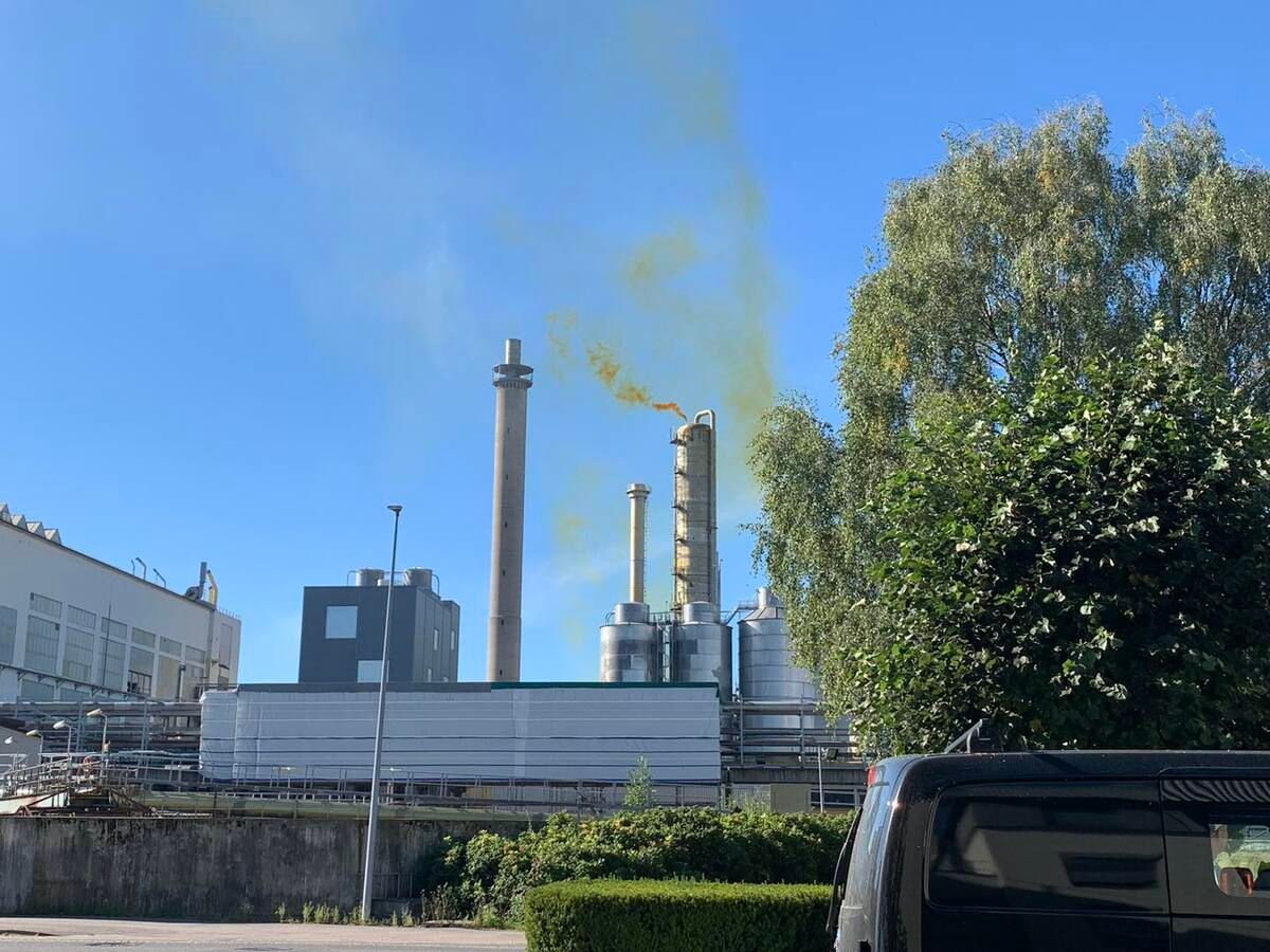 Gasslekkasje på Herøya-fabrikk - varden.no