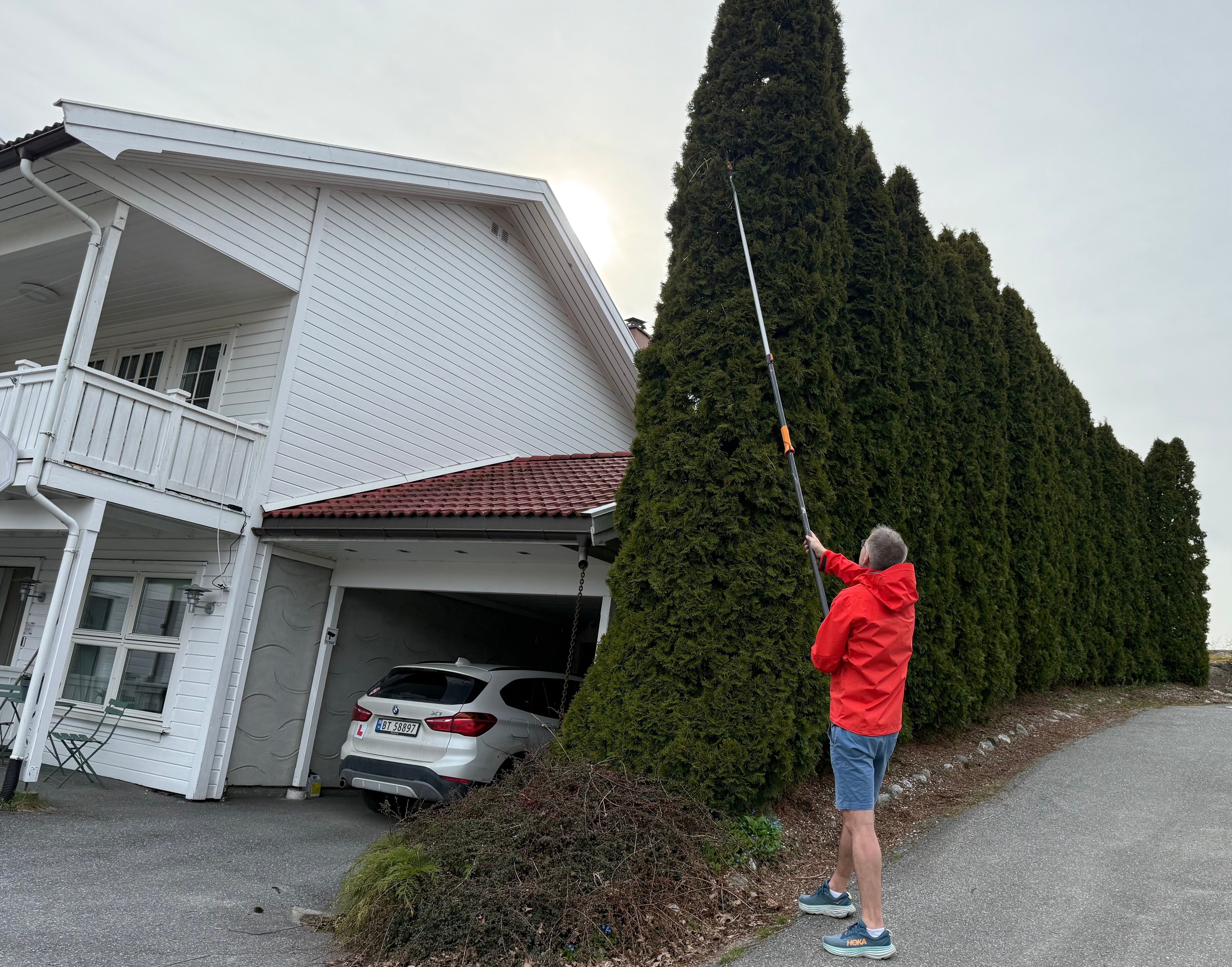 «Jeg trodde kampen mot skjæra var vunnet. Så sendte kona et bilde»