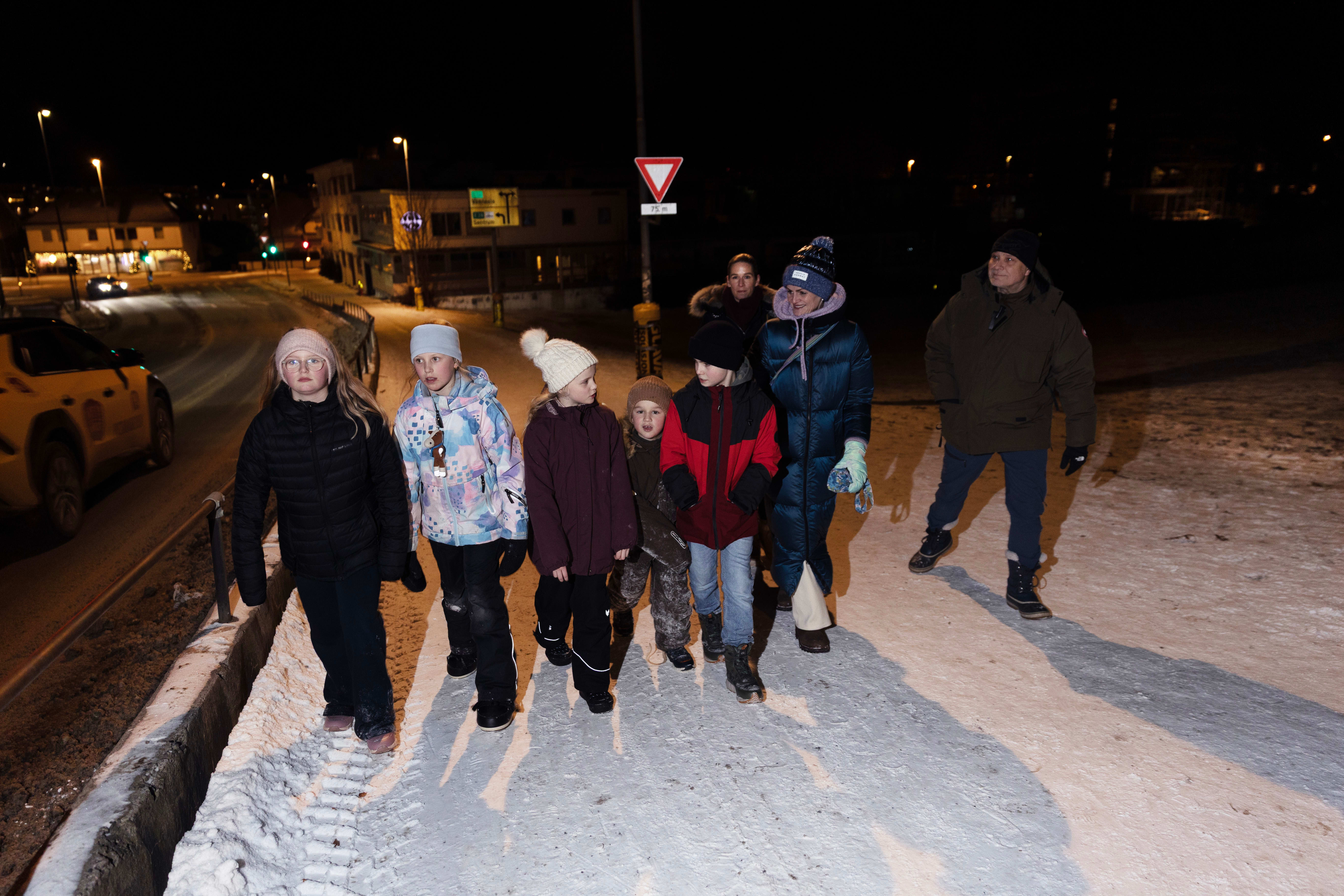 Akte rett i anleggsgjerdet: – Livsfarlig