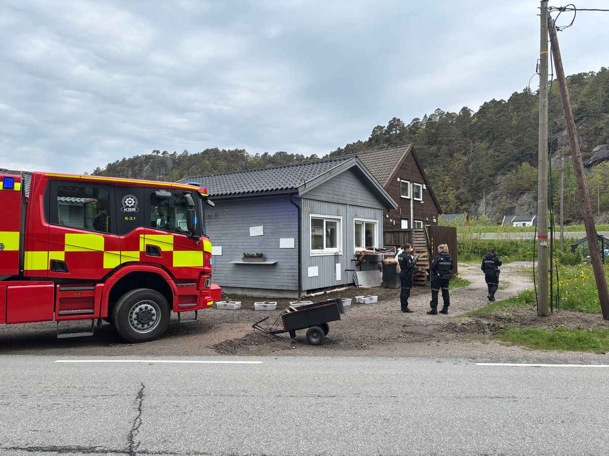 Røykdykkere gikk inn i leilighet