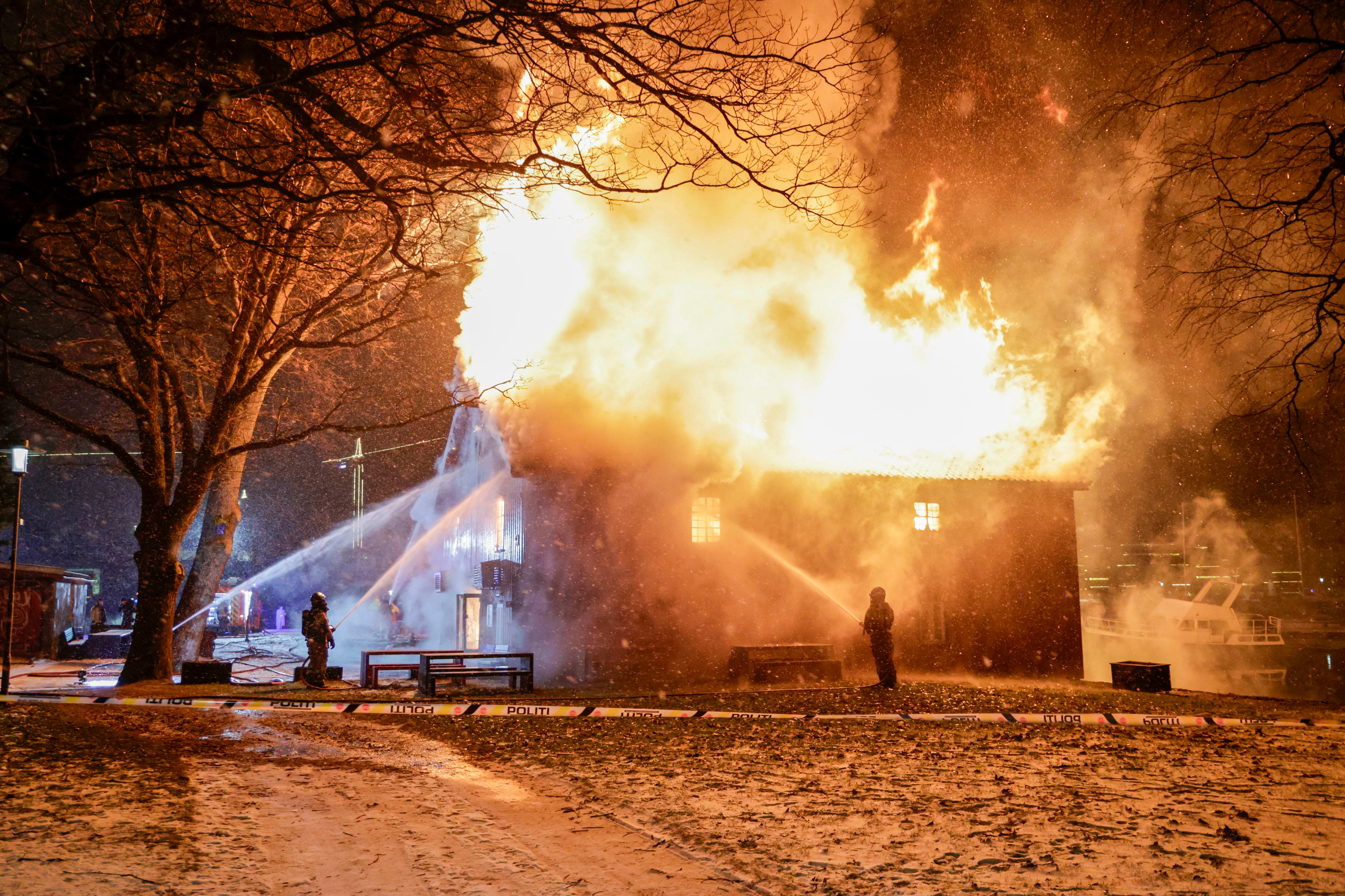 Slukt av flammene – blir ikke gjenoppbygd