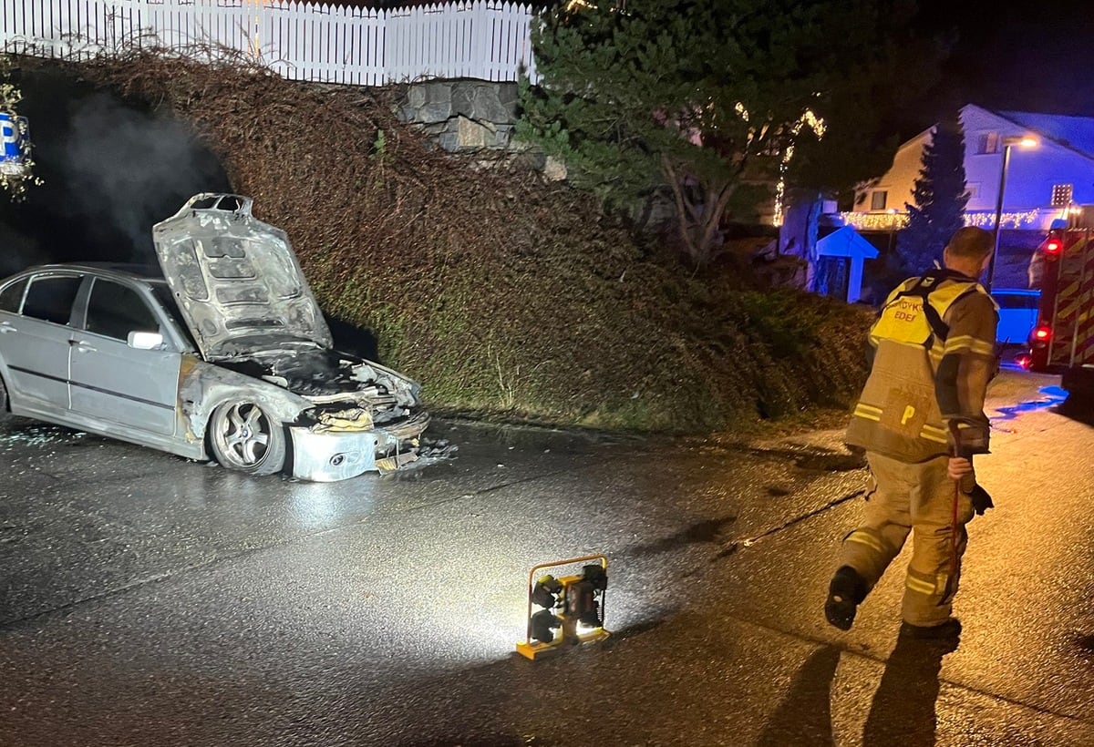 Bilbrann i Kristiansand