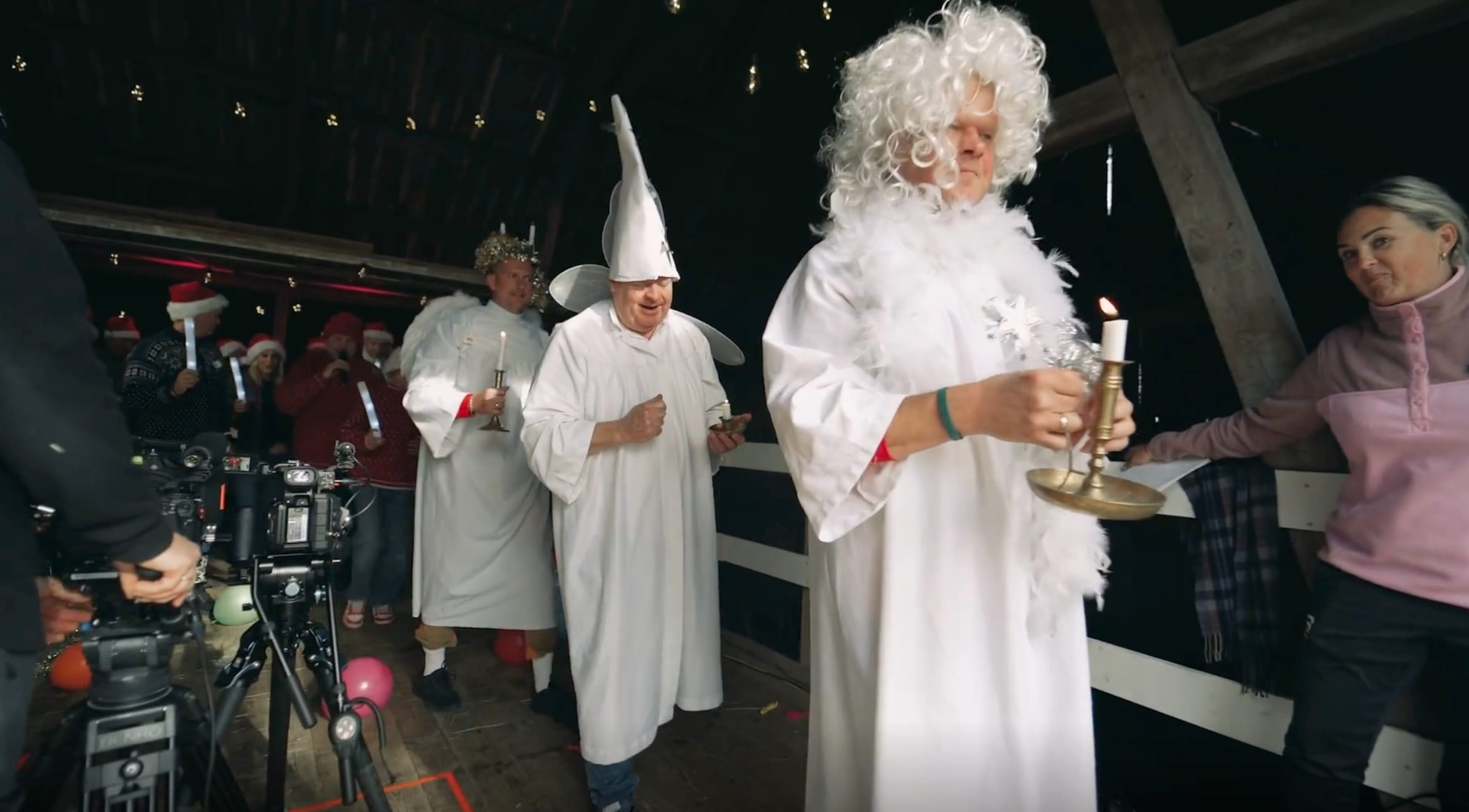 Det er Lucia-dagen. Og på Paulsens Hotell er toget er plukket ut basert på utseende.