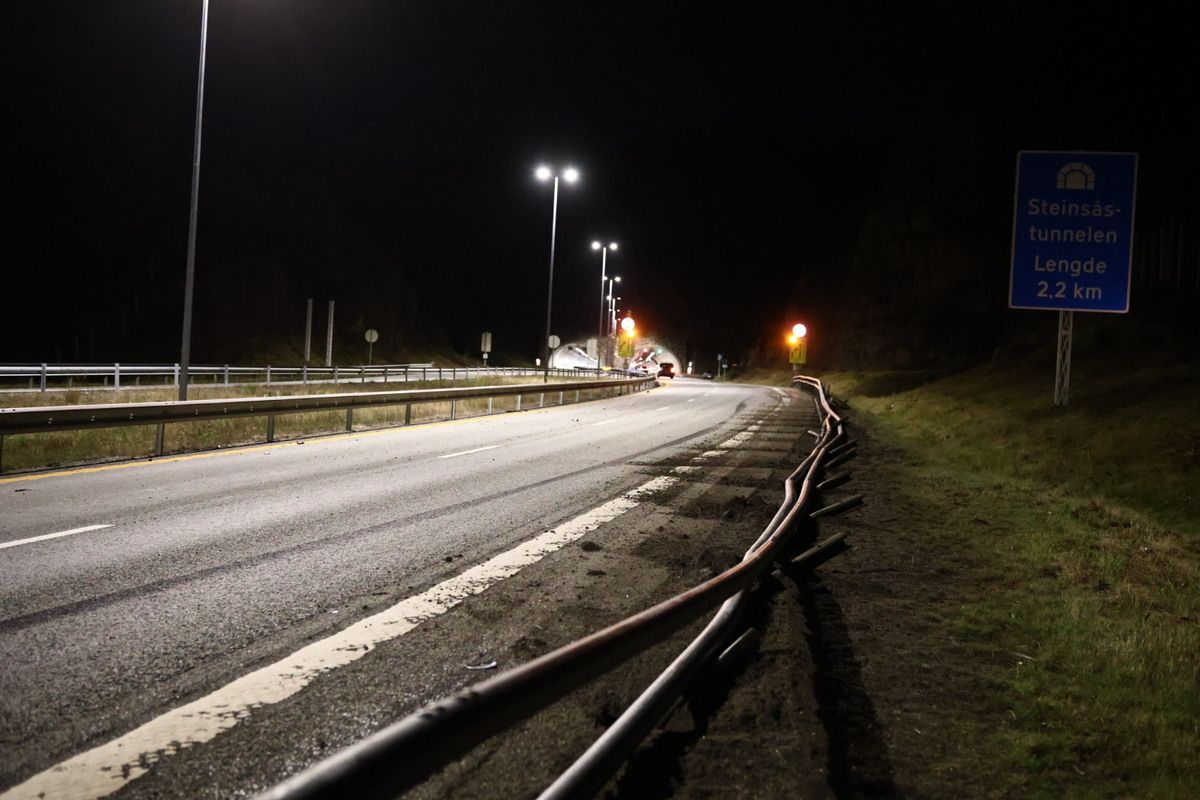 Smalt i autovernet på E18: – Høy fart involvert - fvn.no