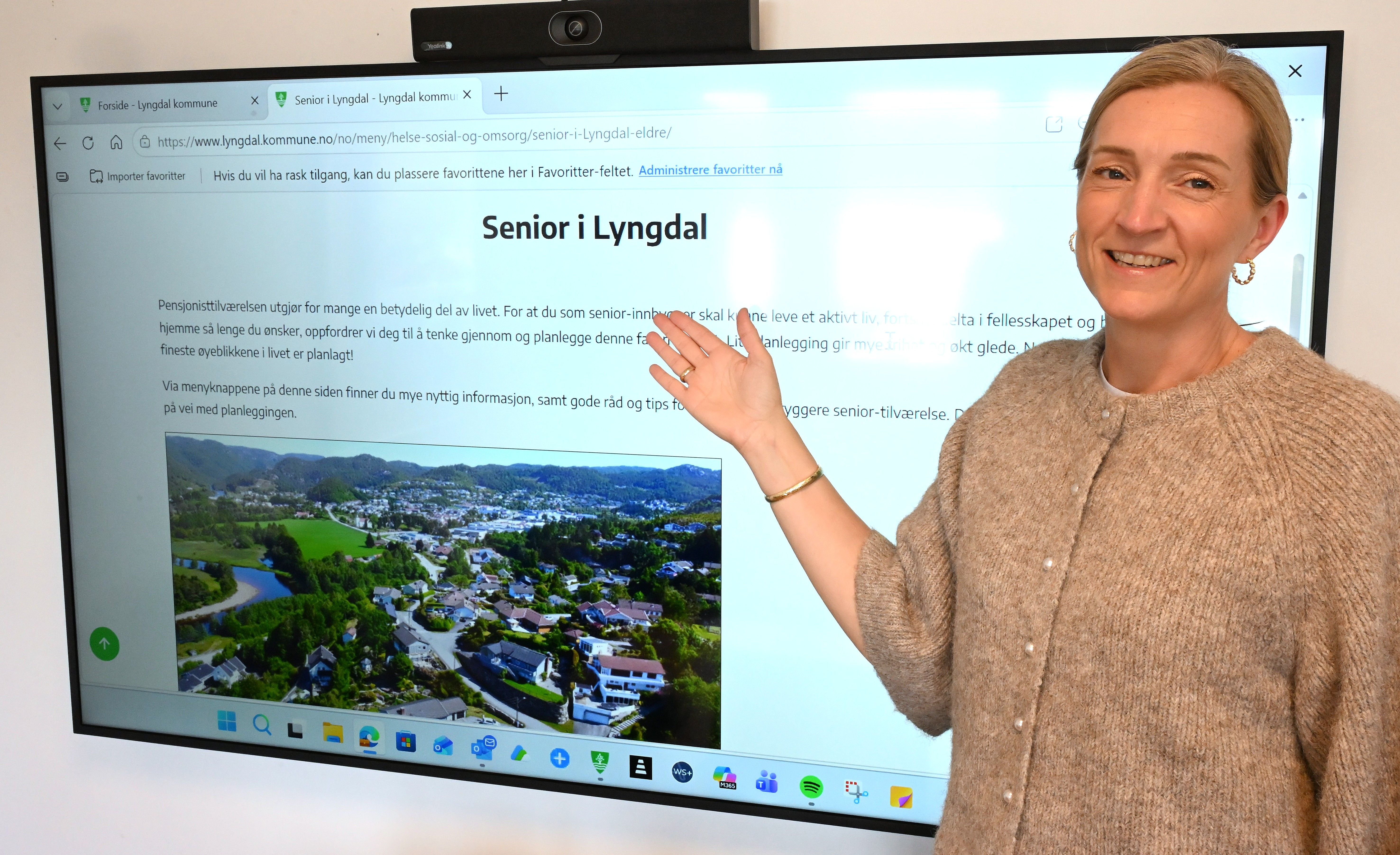 I dag har seniorene i Lyngdal fått sin egen nettside