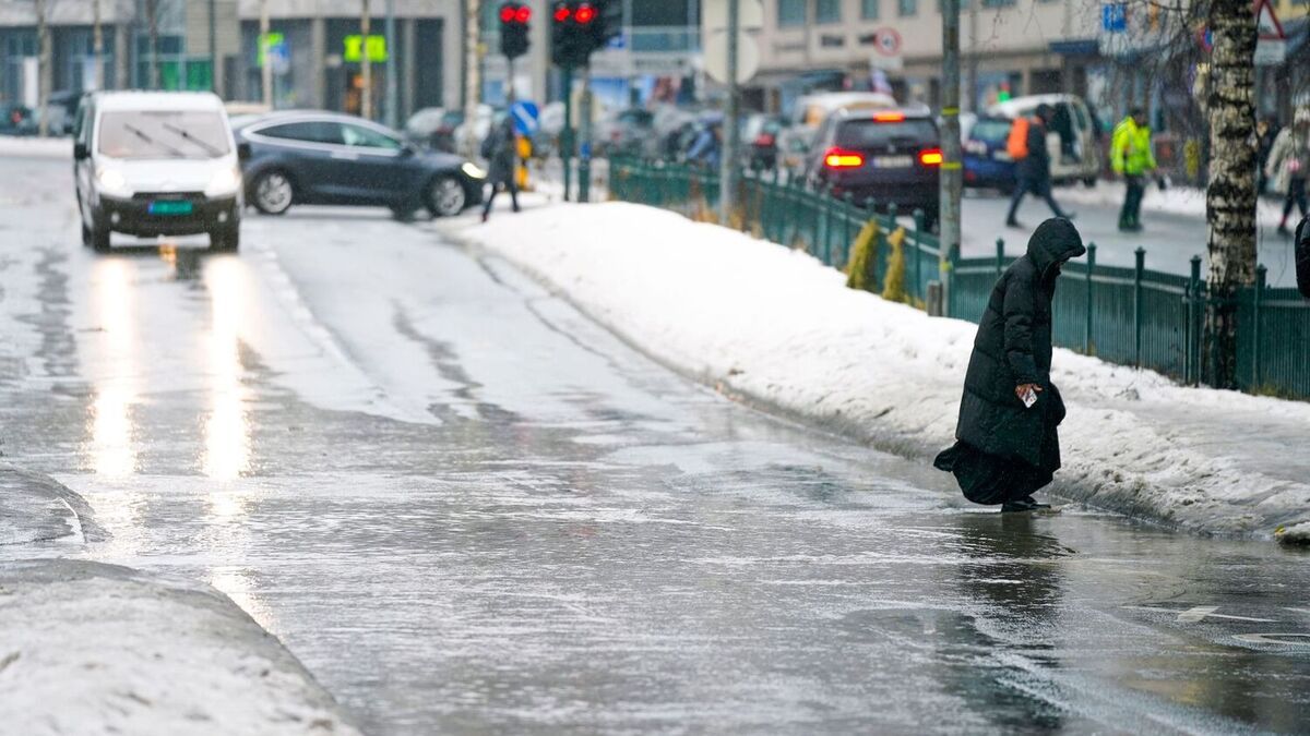 Sør-Norge får væromslag – kan bli glatte veier